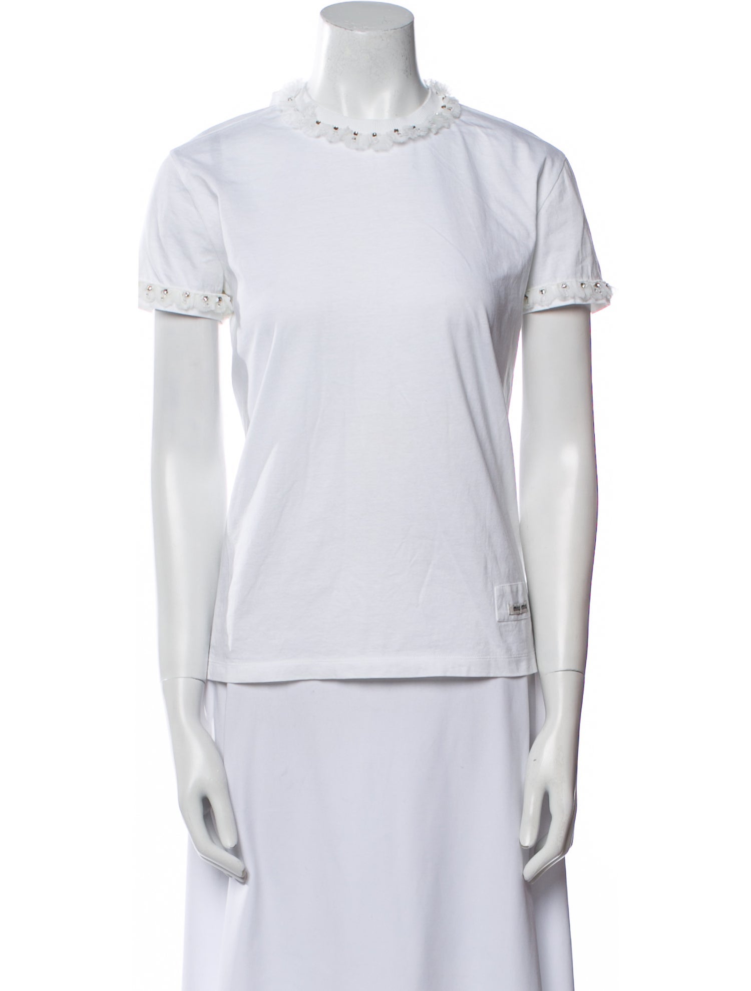 Miu Miu 2018 Crew Neck T-Shirt