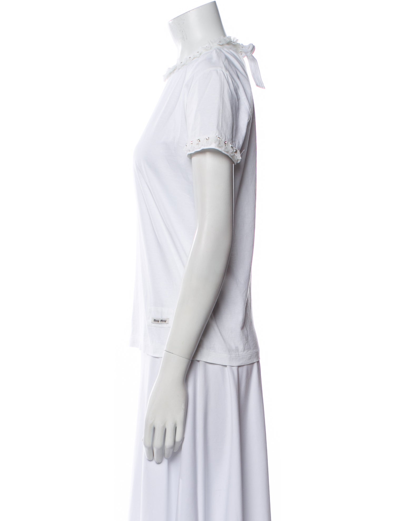 Miu Miu 2018 Crew Neck T-Shirt