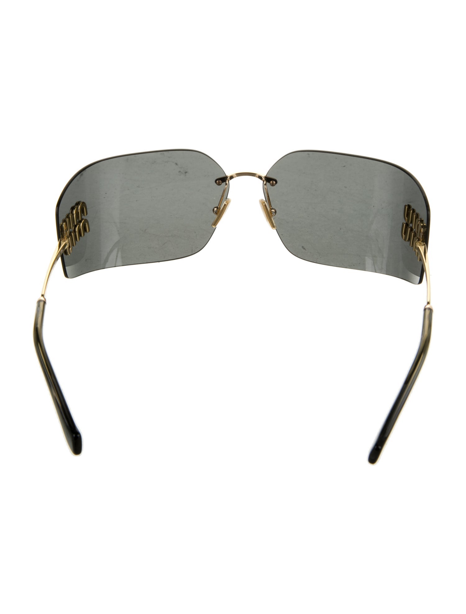 Miu Miu Oversize Tinted Sunglasses