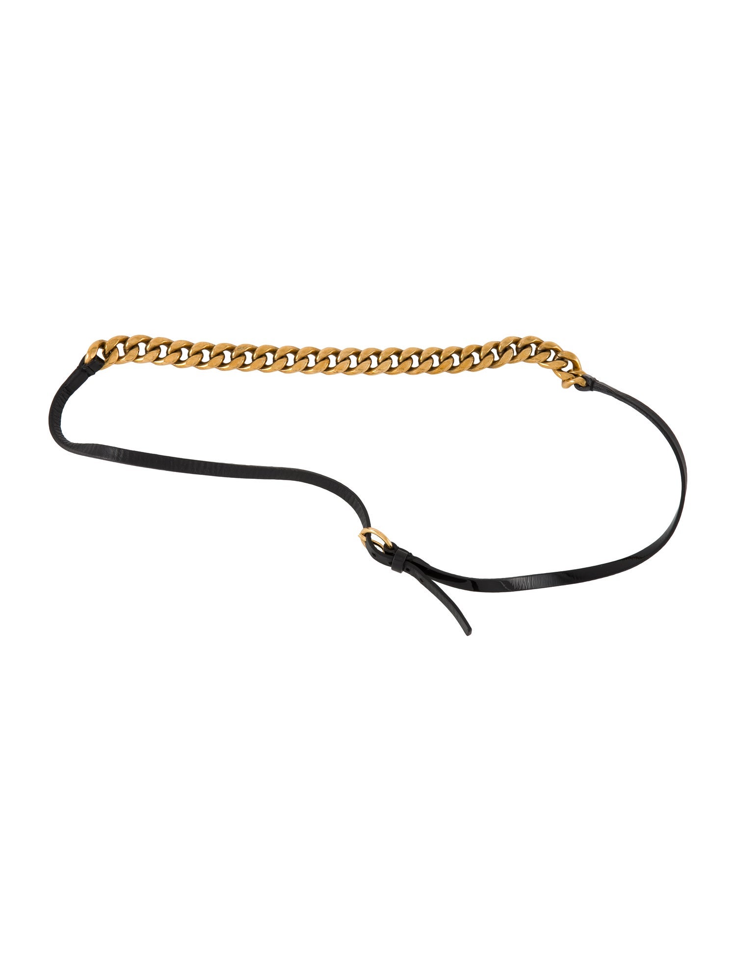 Miu Miu Skinny Leather Waist Belt