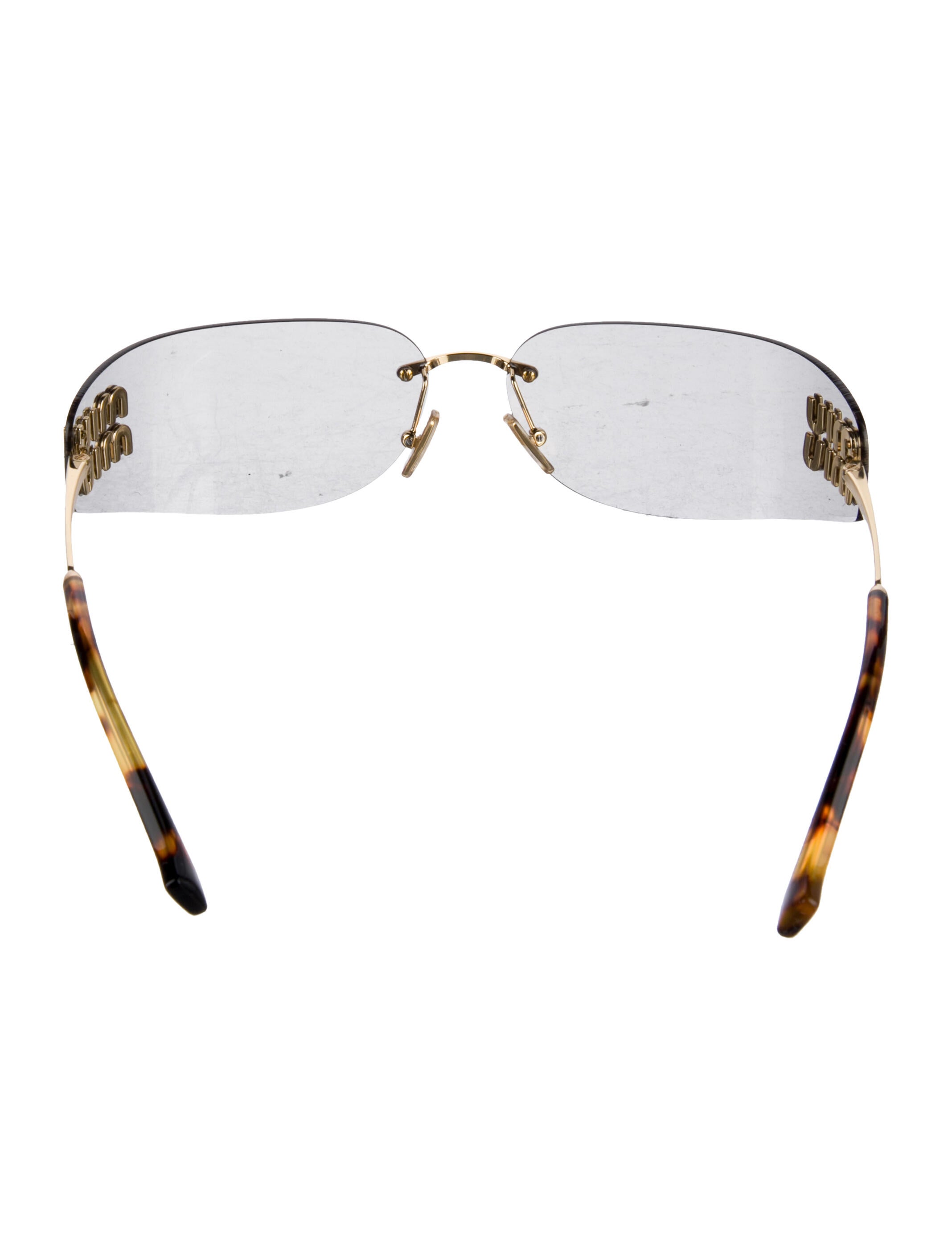 Miu Miu Square Tinted Sunglasses