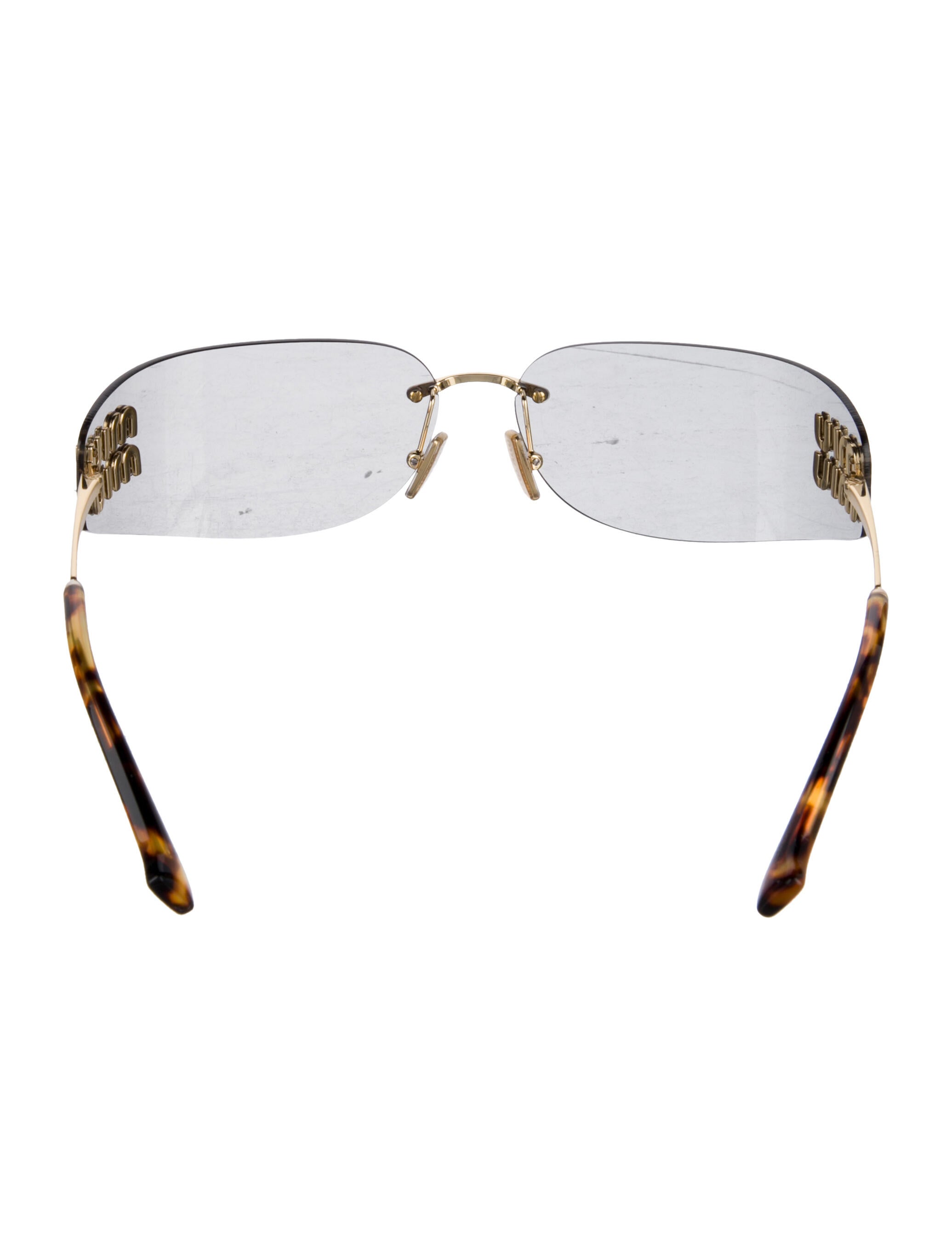 Miu Miu Square Tinted Sunglasses