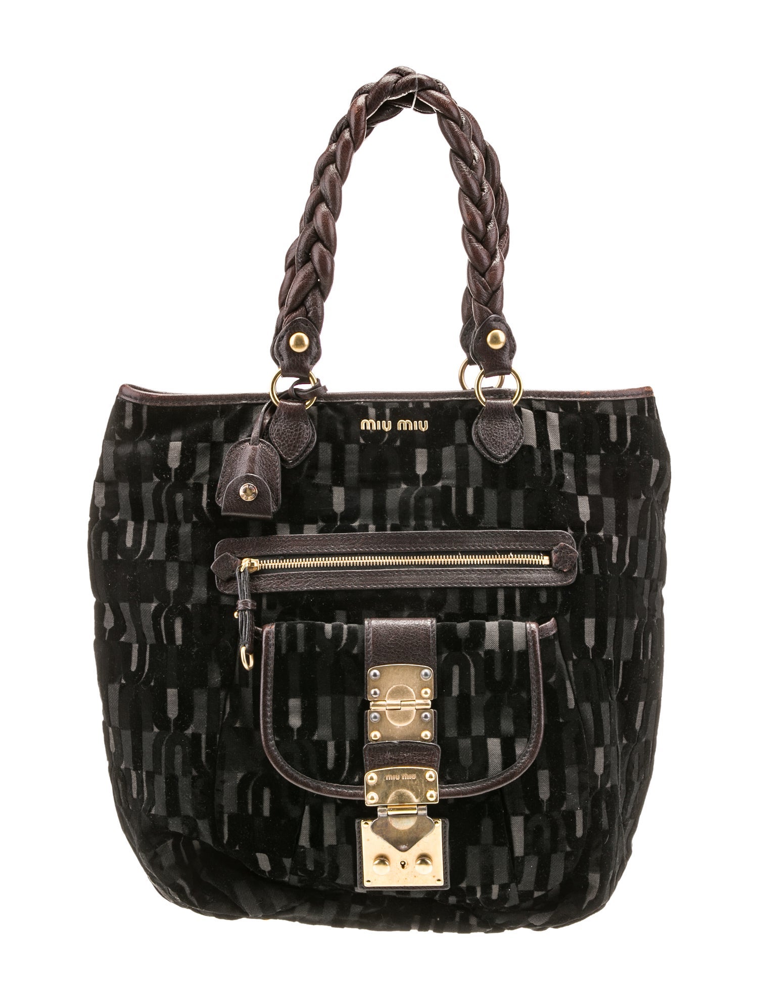 Miu Miu Velvet Shoulder Bag Vintage