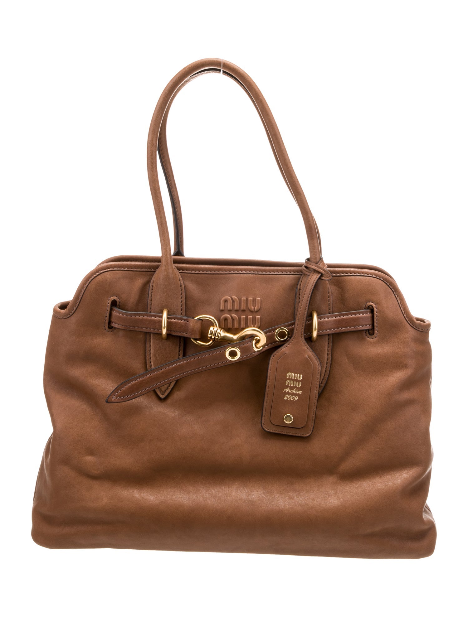 Miu Miu Leather 'Archive 2009' Aventure Medium