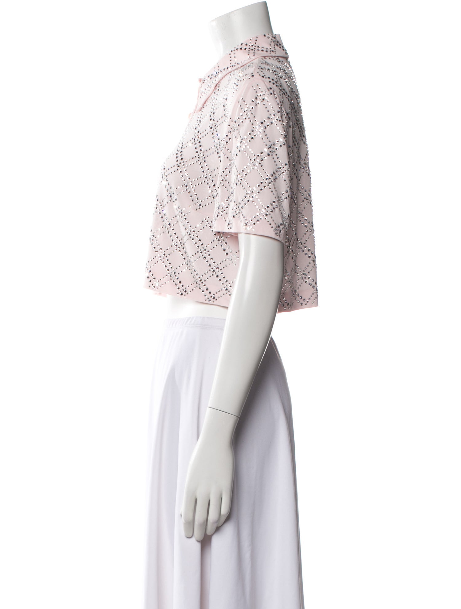 Miu Miu 2021 Printed Crop Top