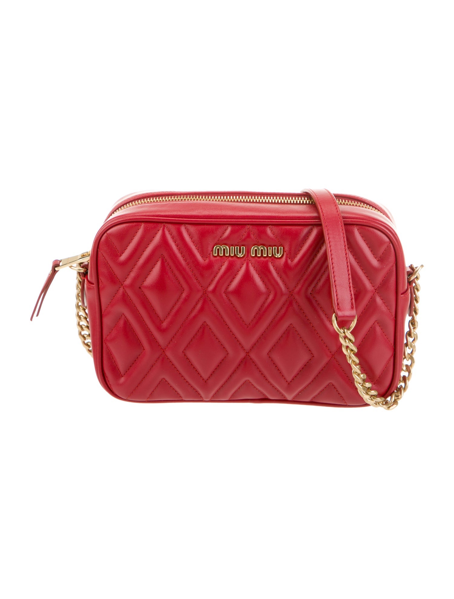 Miu Miu Leather Crossbody Bag