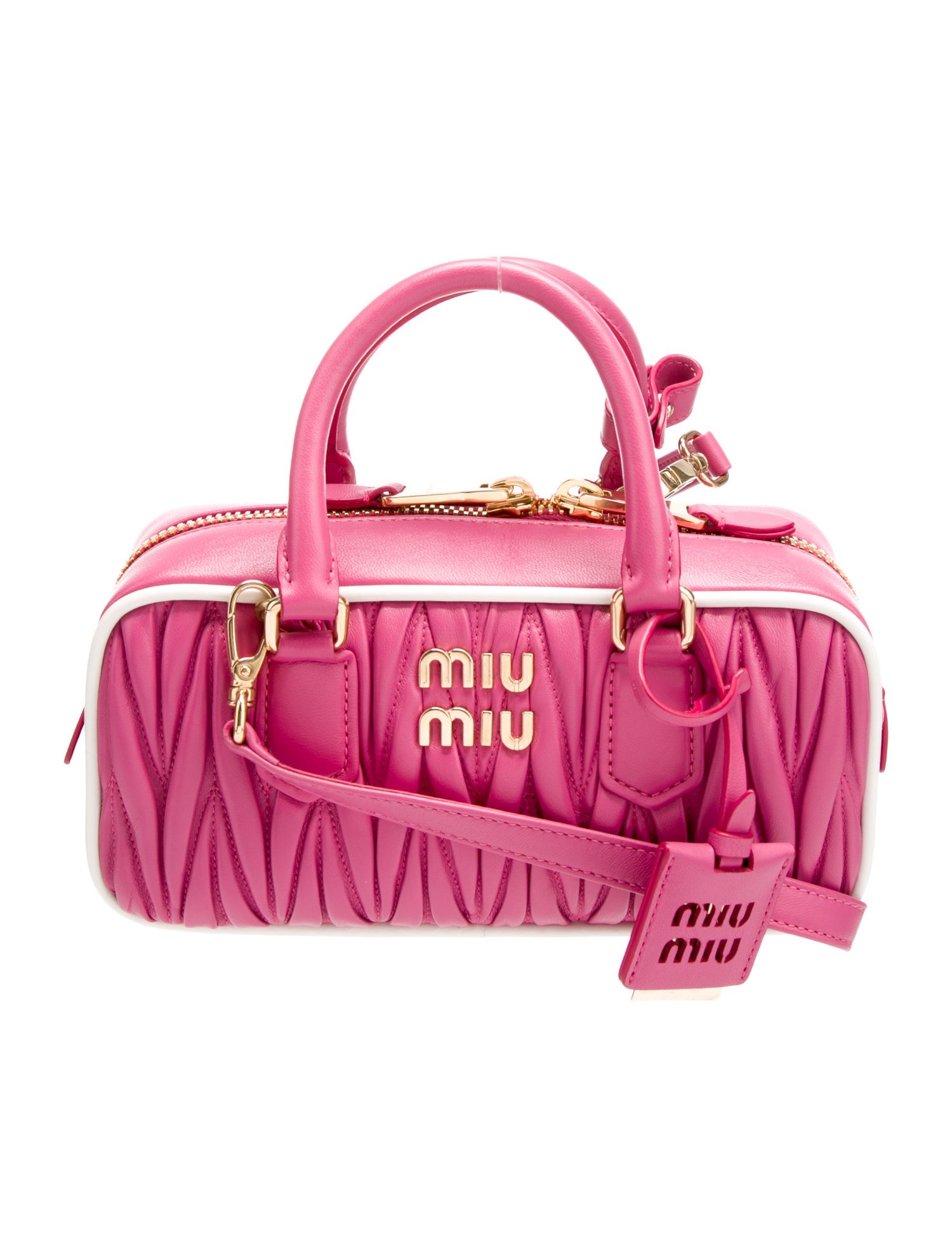 Miu Miu Calfskin Matelassé Arcadie w/ Strap