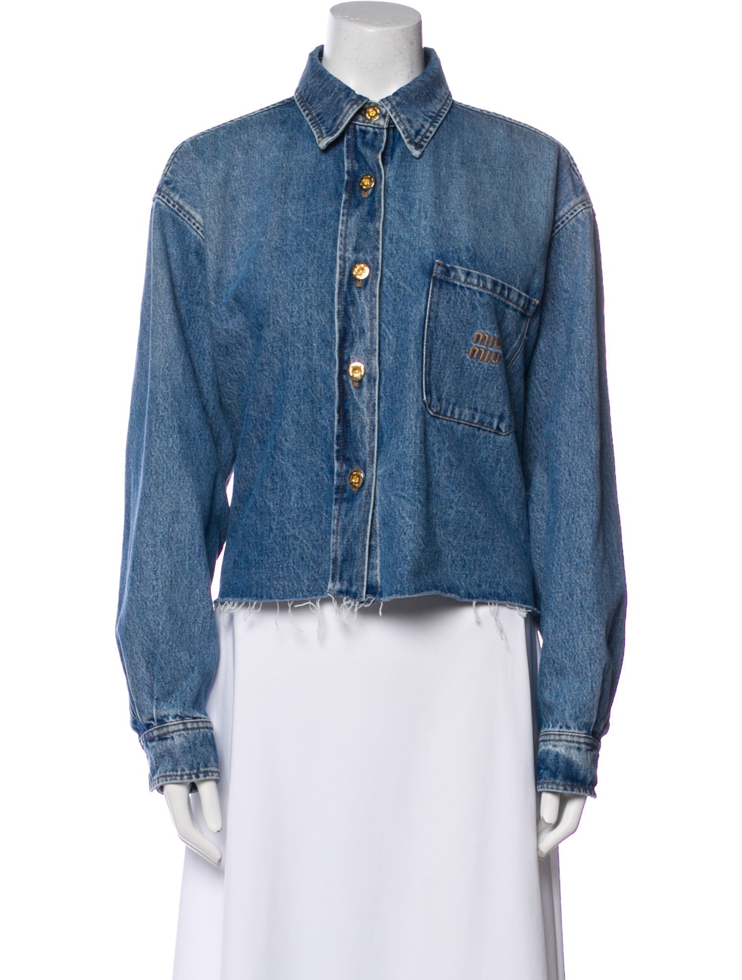 Miu Miu 2023 Denim Jacket w/ Tags