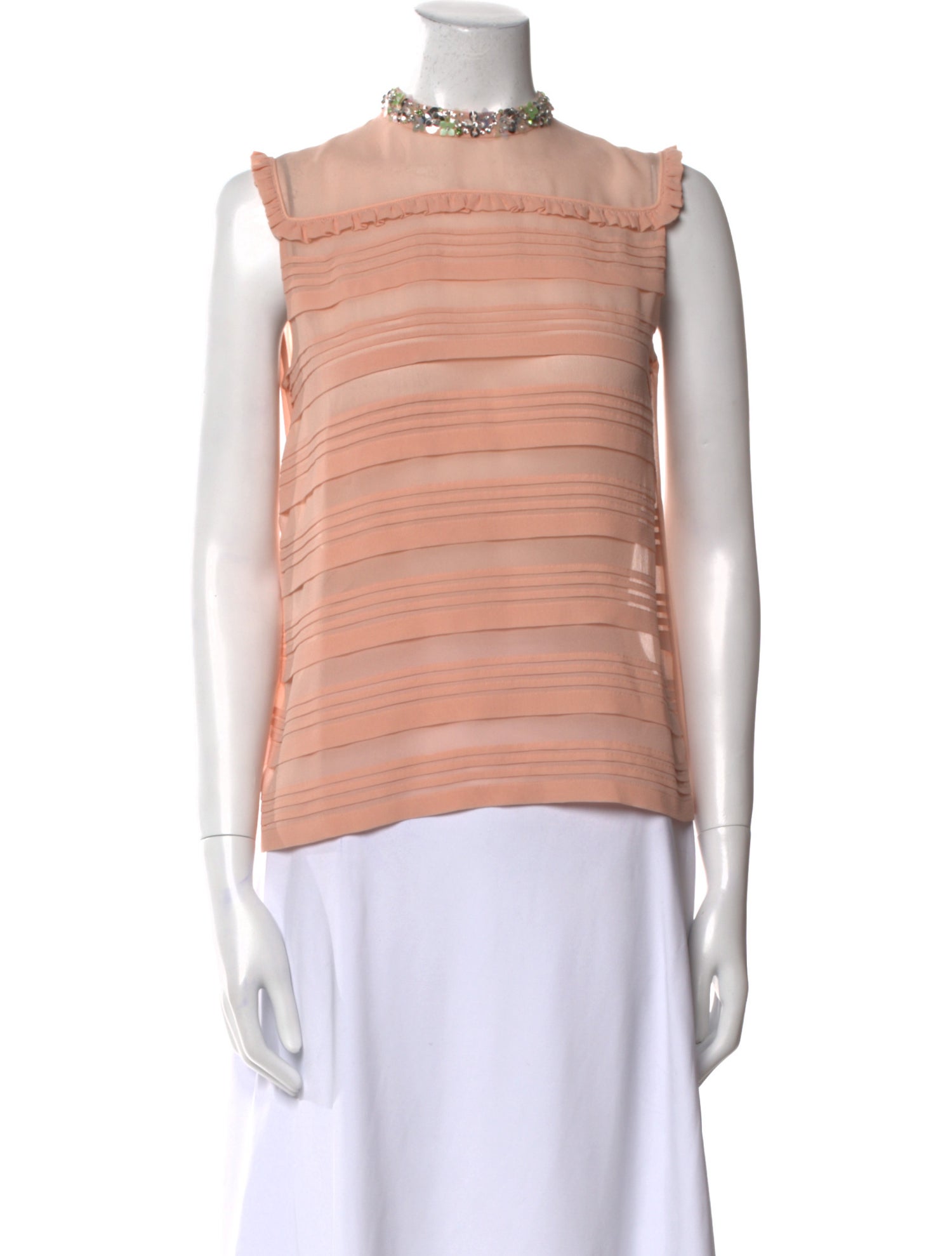 Miu Miu 2017 Silk Top w/ Tags