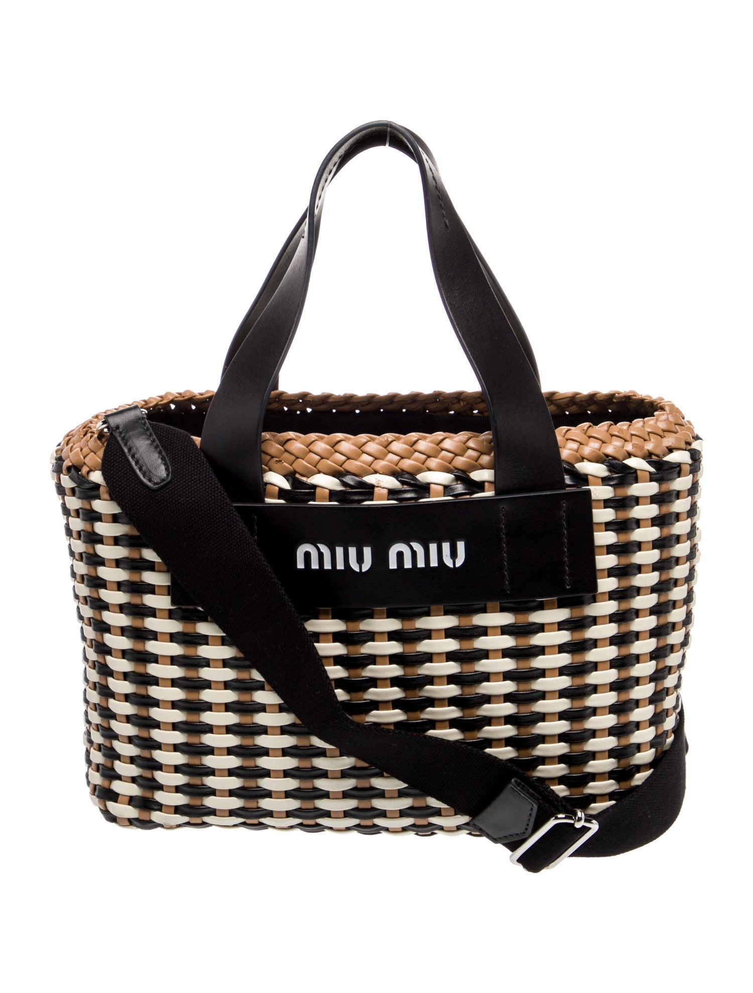 Miu Miu Leather Intreccio