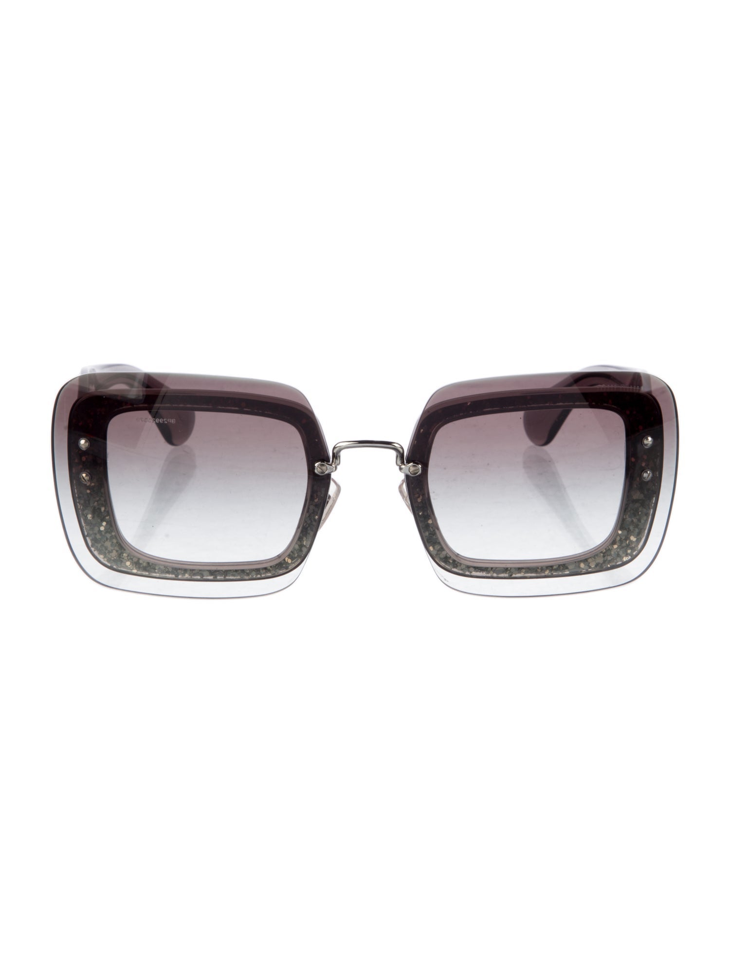 Miu Miu Square Gradient Sunglasses