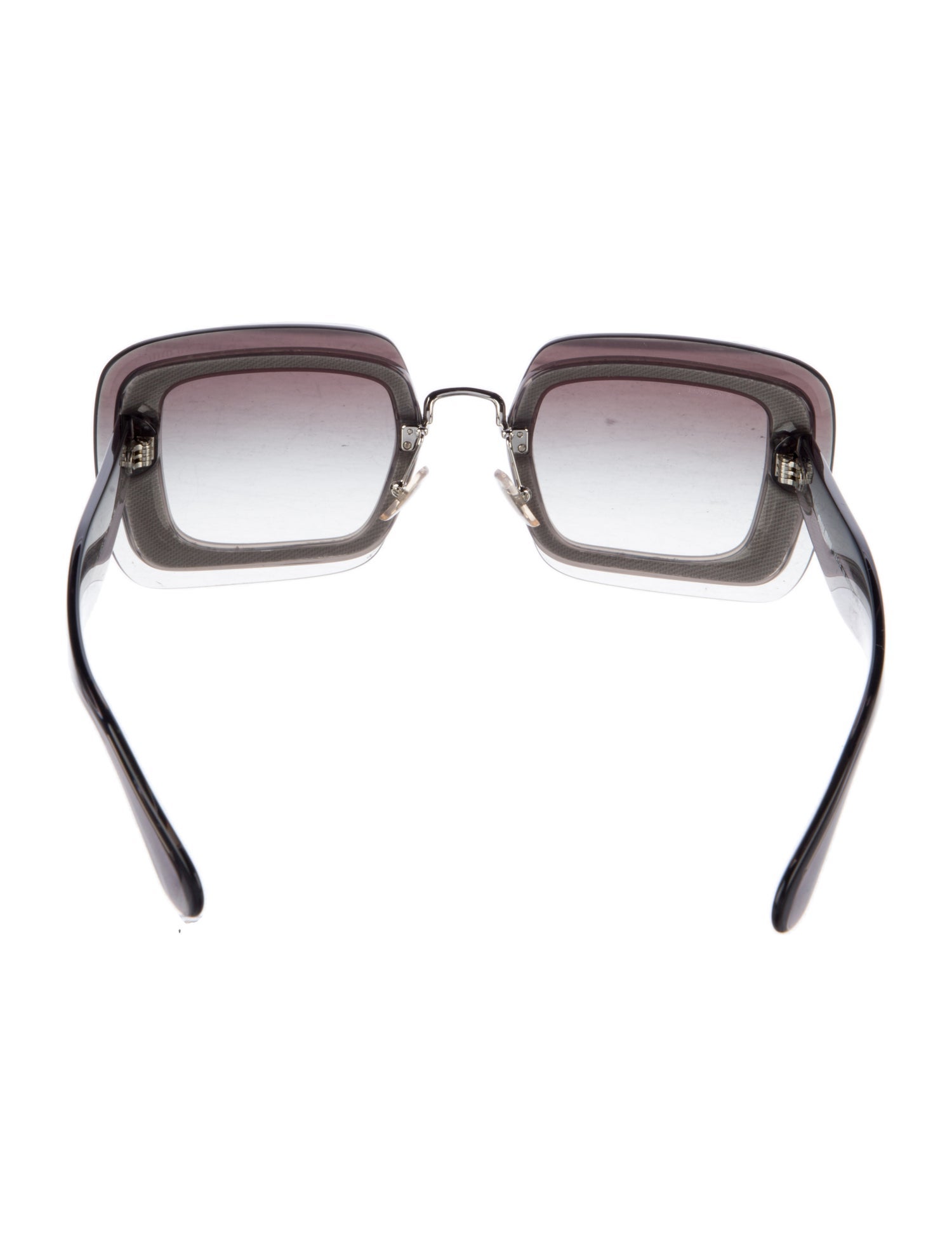 Miu Miu Square Gradient Sunglasses