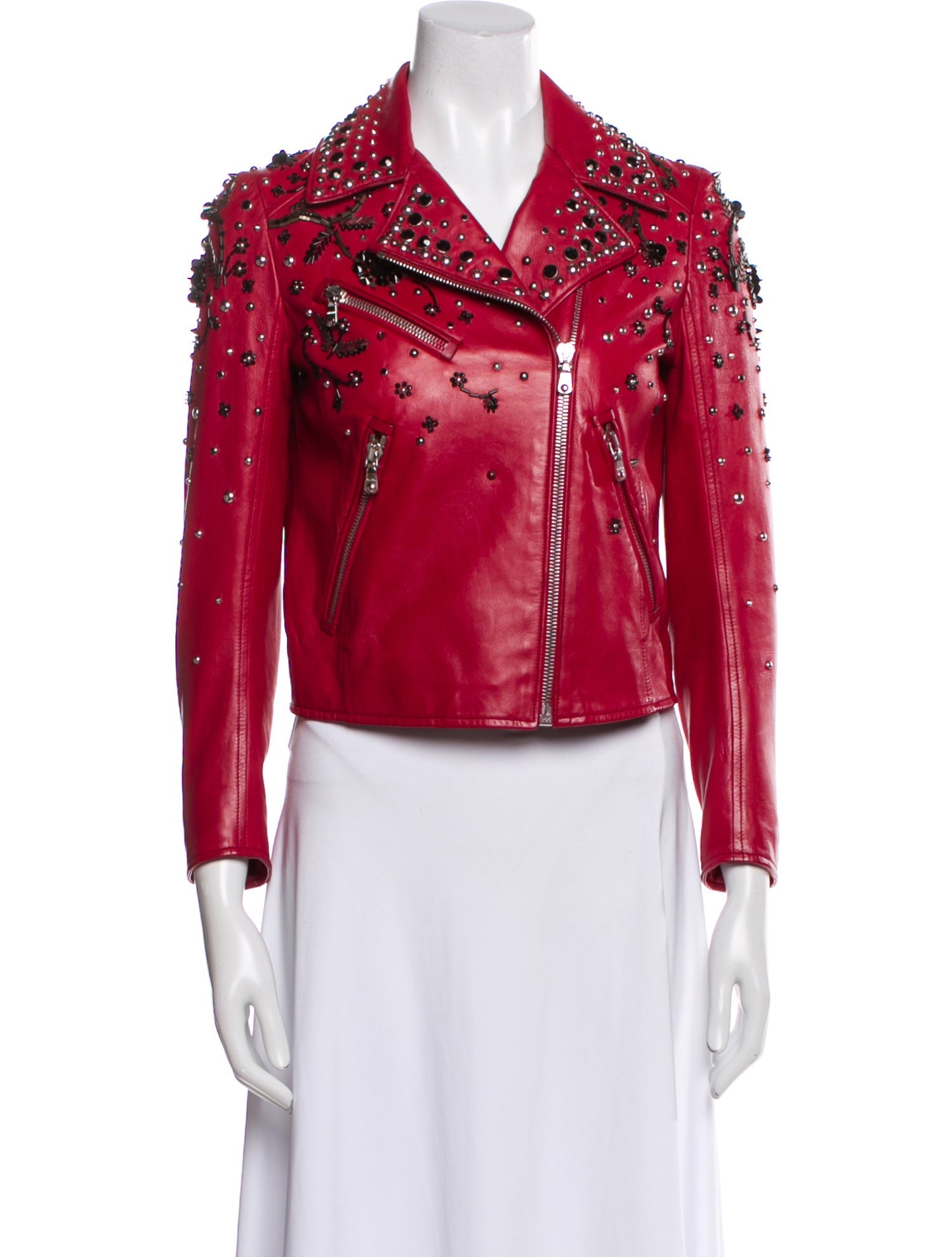Miu Miu 2013 Lambskin Biker Jacket