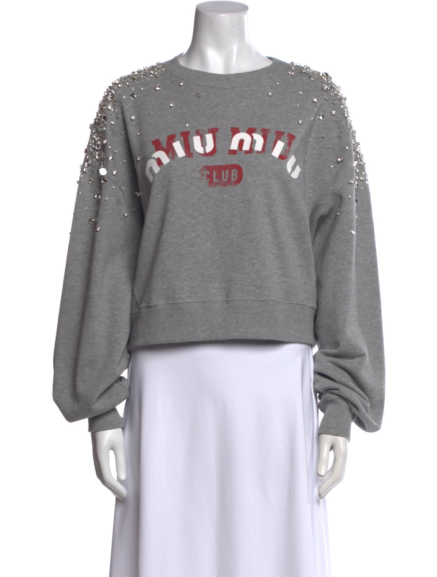 Miu Miu 2022 Graphic Print Sweatshirt w/ Tags