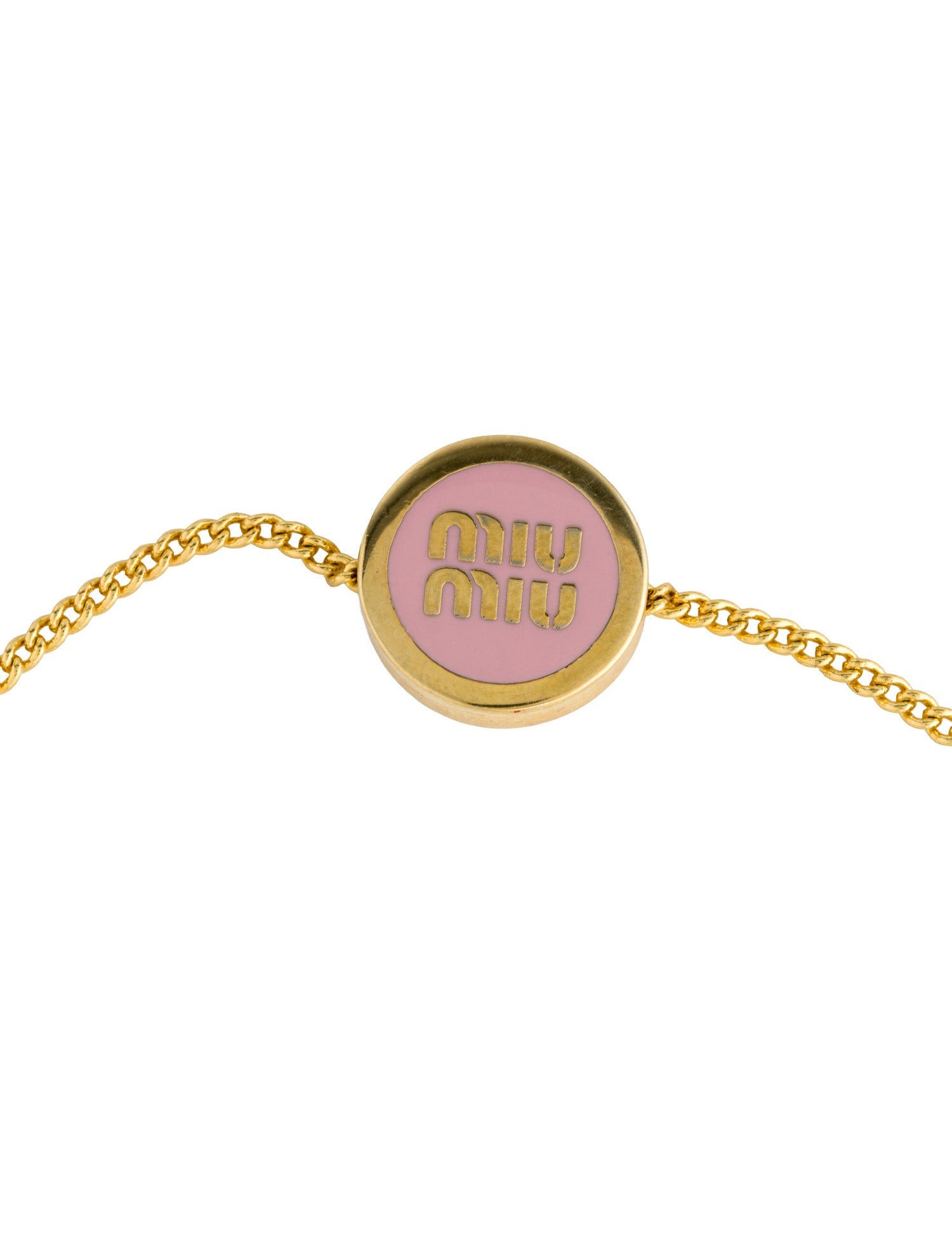 Miu Miu Enamel Link Bracelet