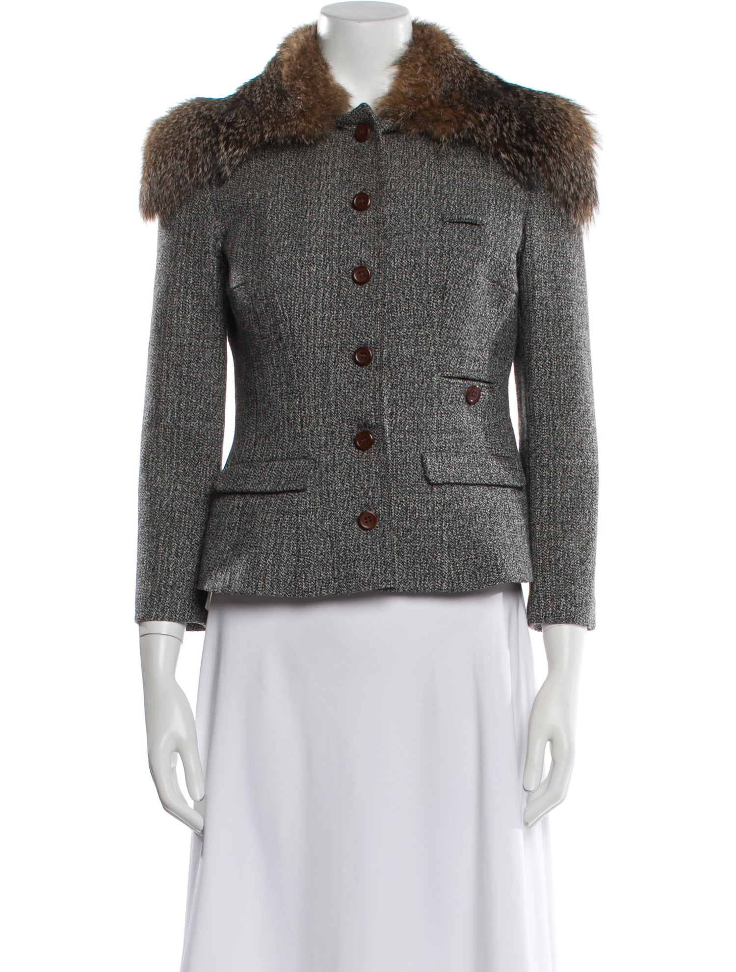 Miu Miu Vintage 2004 Fur Jacket