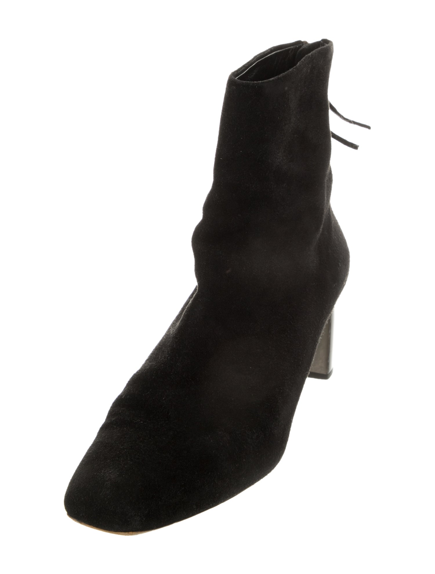 Miu Miu Suede Crystal Embellishments Boots