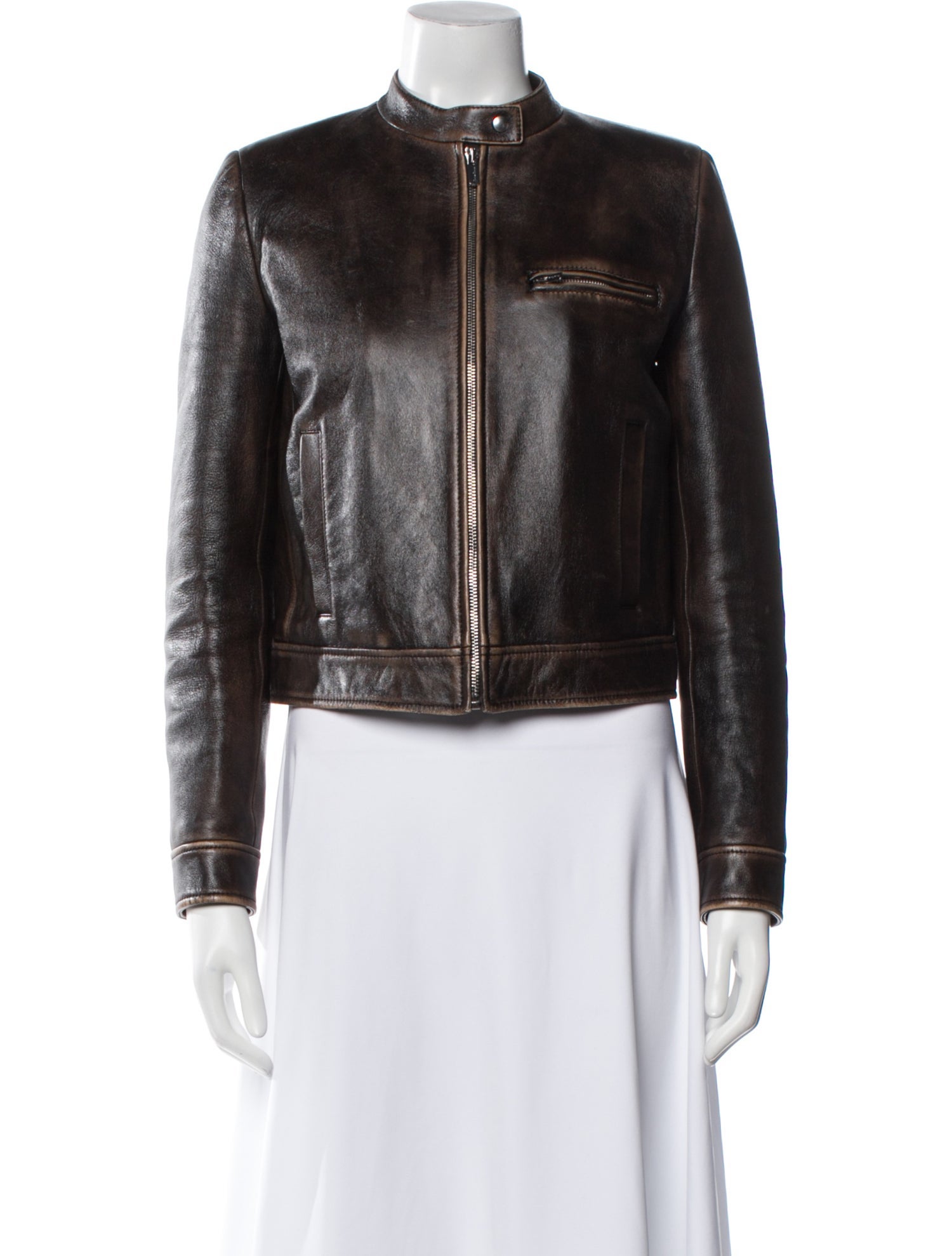 Miu Miu 2023 Leather Biker Jacket