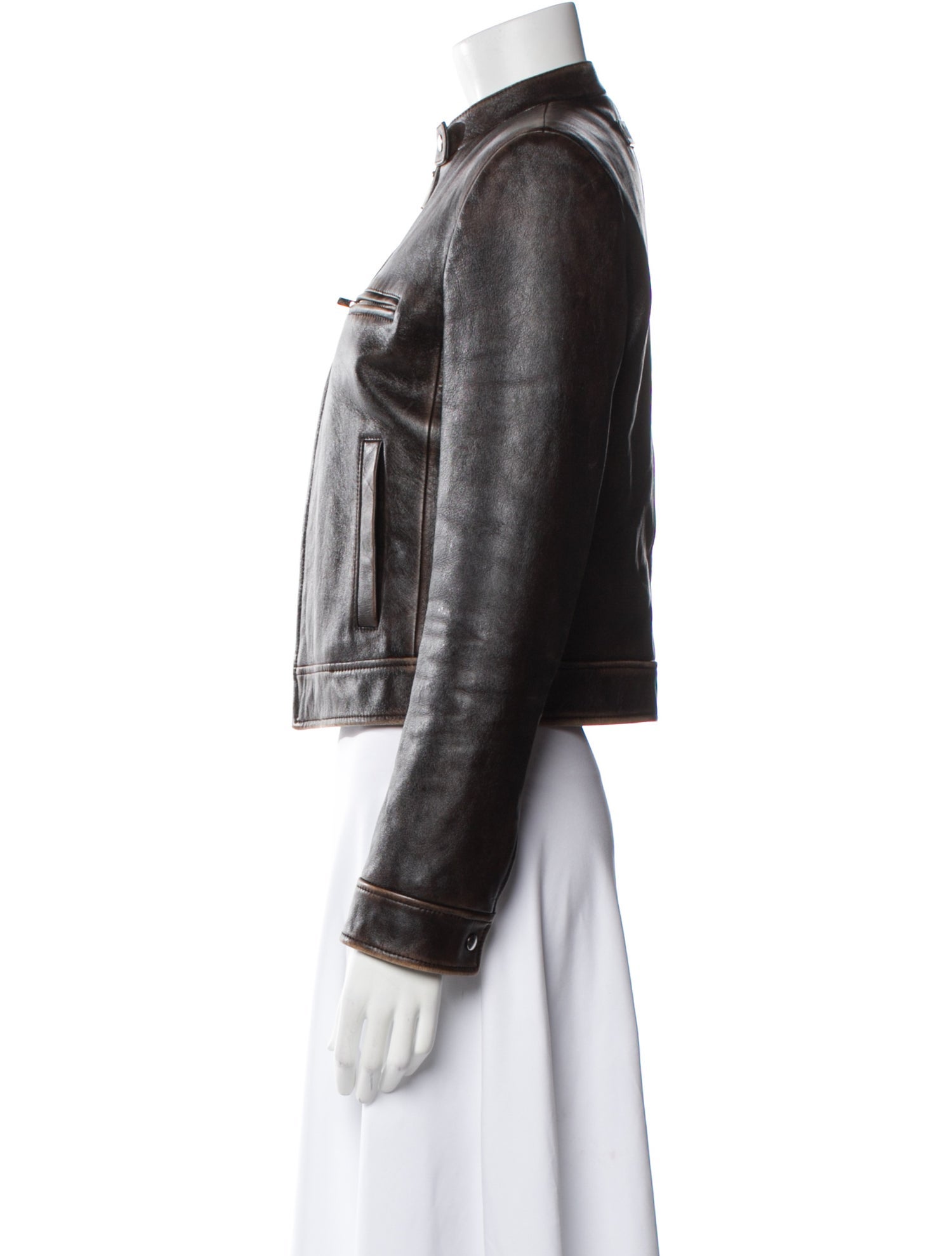 Miu Miu 2023 Leather Biker Jacket