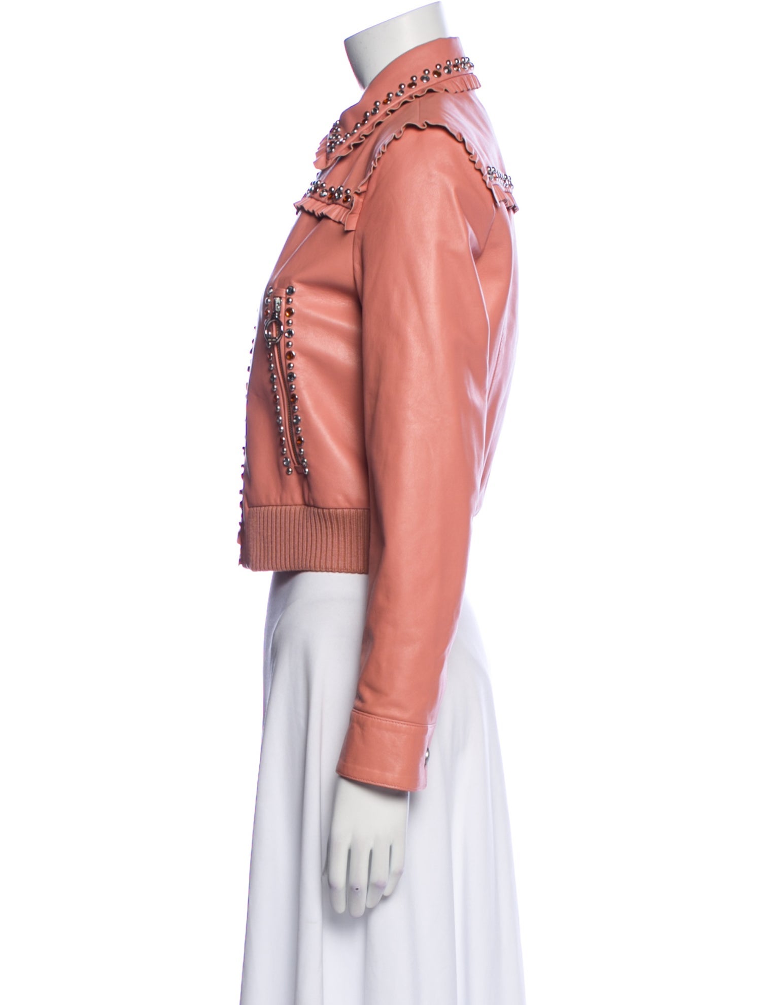 Miu Miu 2016 Lambskin Biker Jacket