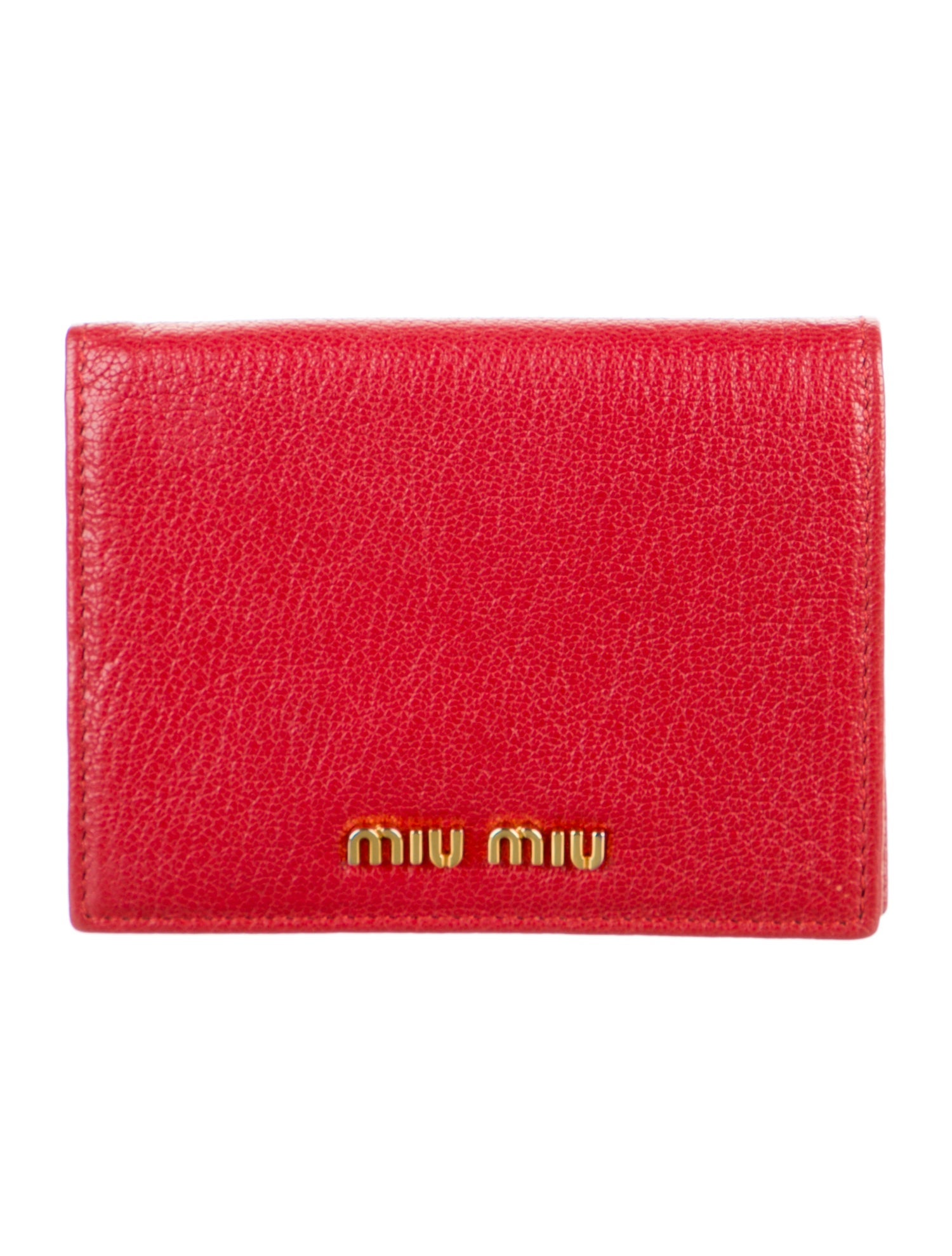 Miu Miu Leather Compact Wallet