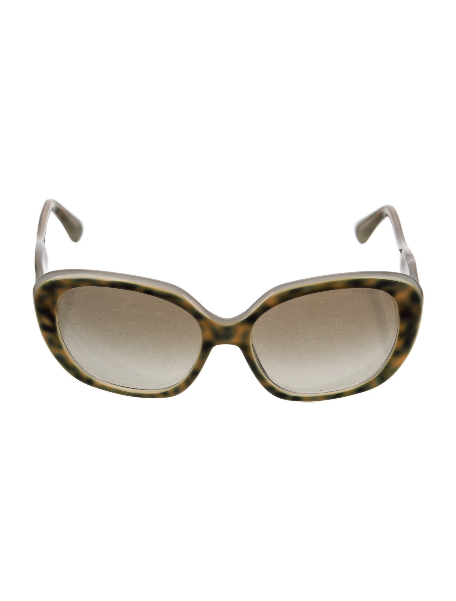 Miu Miu Oversize Tinted Sunglasses