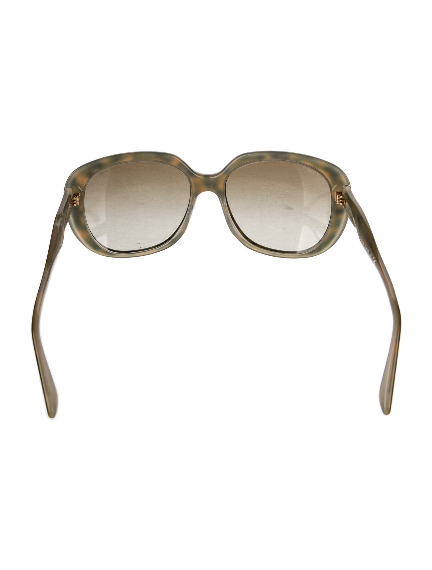 Miu Miu Oversize Tinted Sunglasses