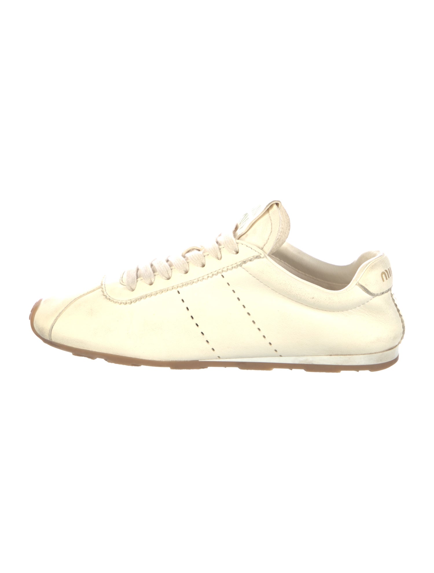 Miu Miu Leather Sneakers