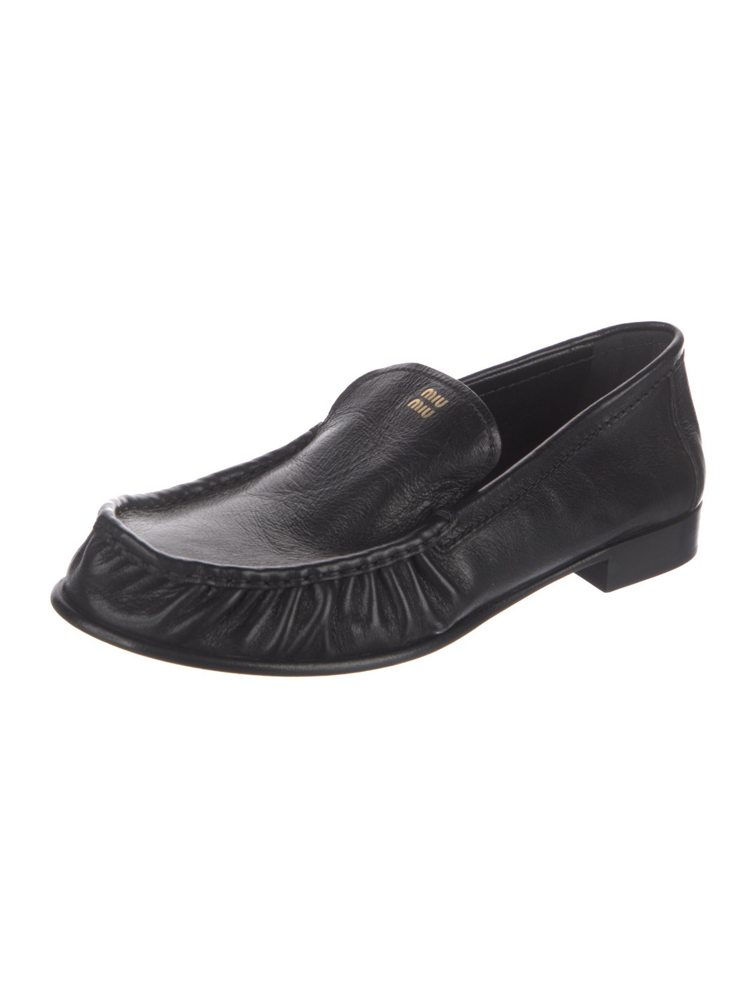 Miu Miu Leather Loafers