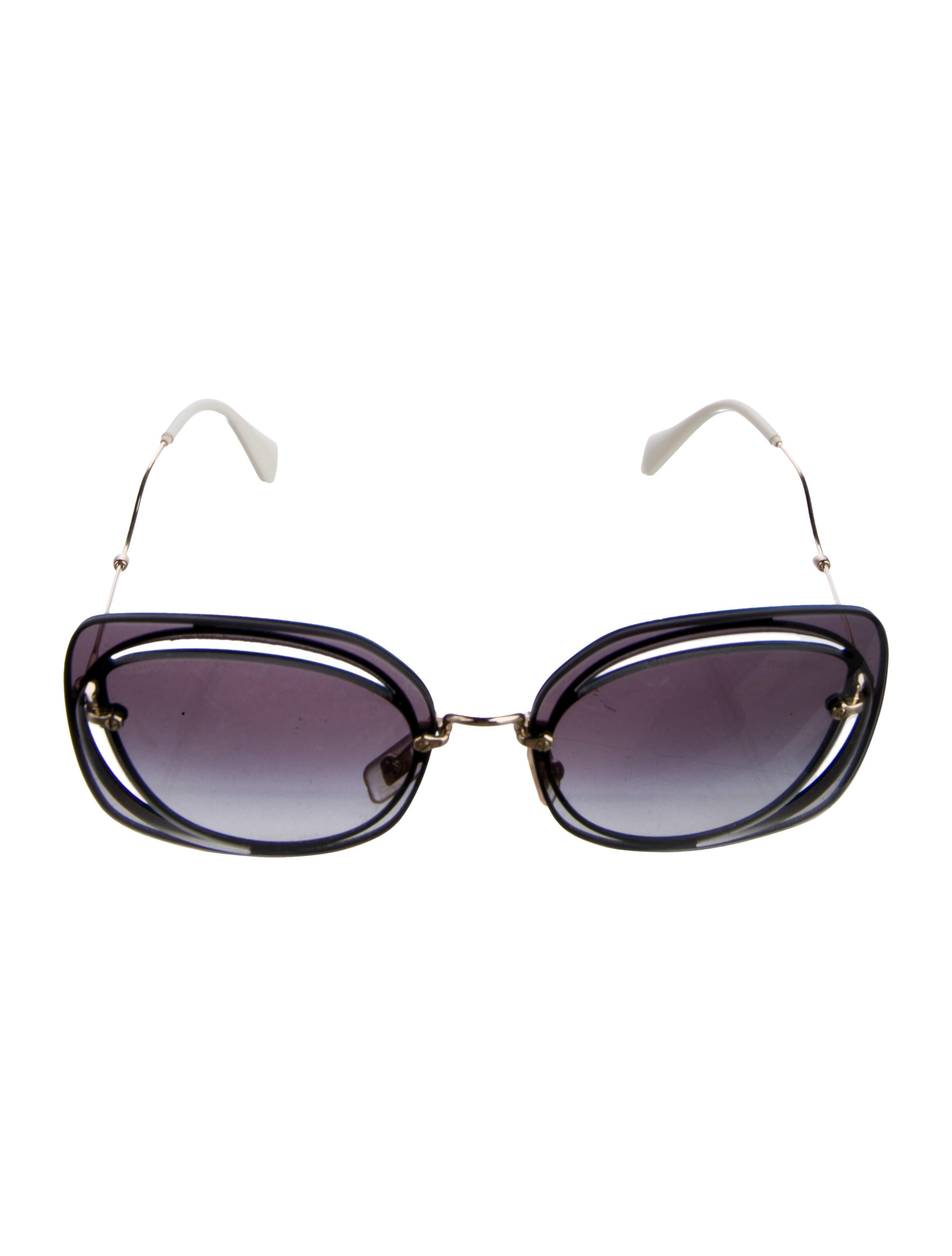 Miu Miu Oversize Gradient Sunglasses