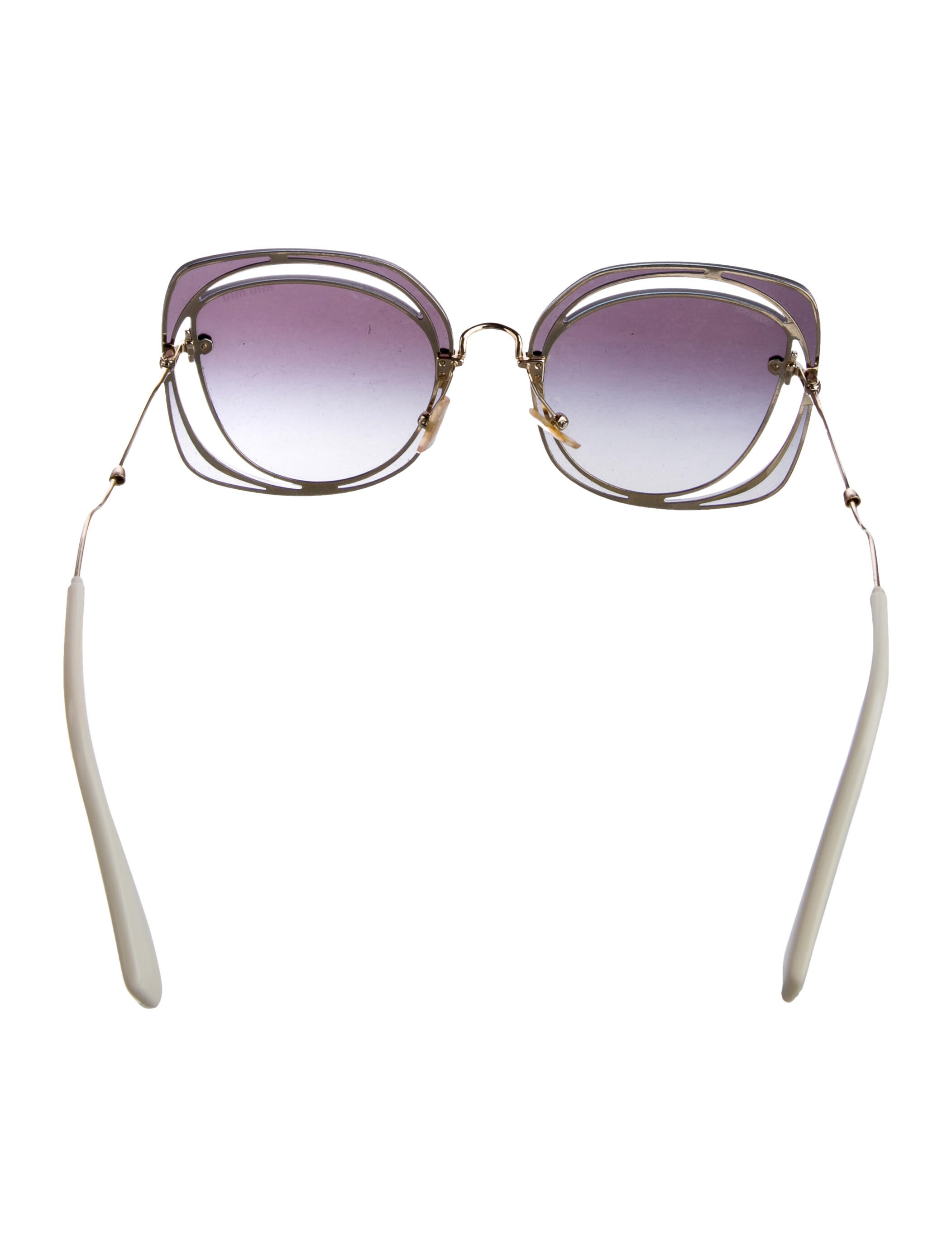 Miu Miu Oversize Gradient Sunglasses
