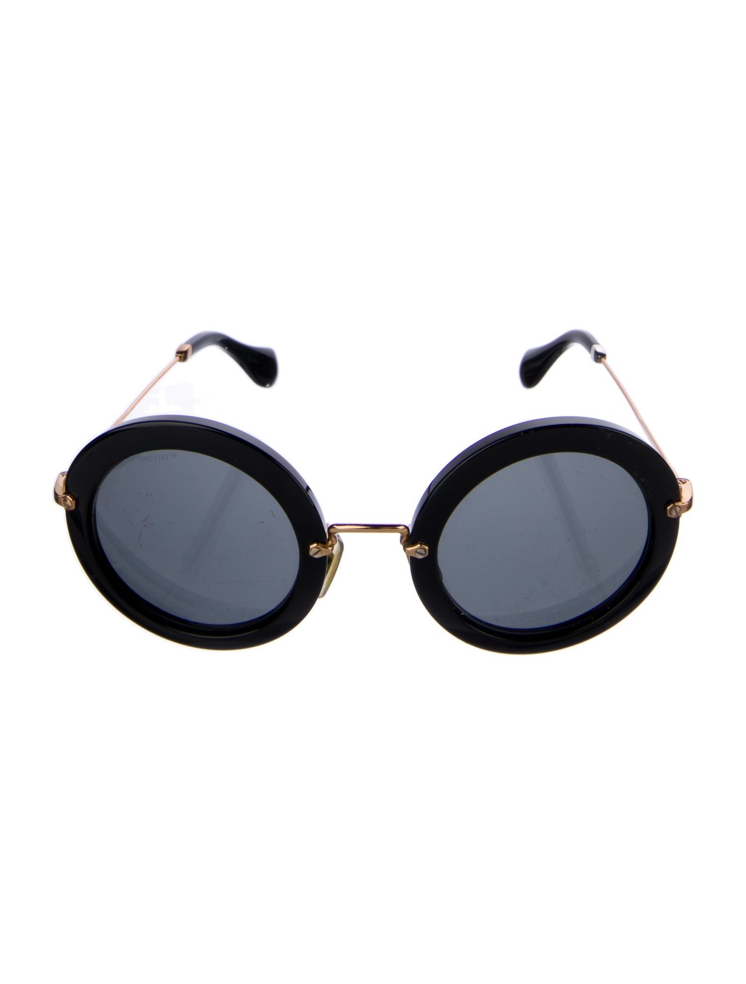 Miu Miu Round Tinted Sunglasses