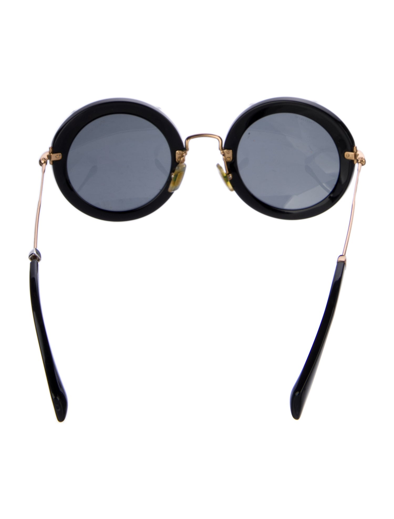Miu Miu Round Tinted Sunglasses