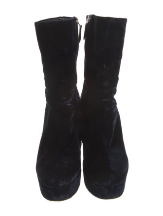 Miu Miu Velvet Boots
