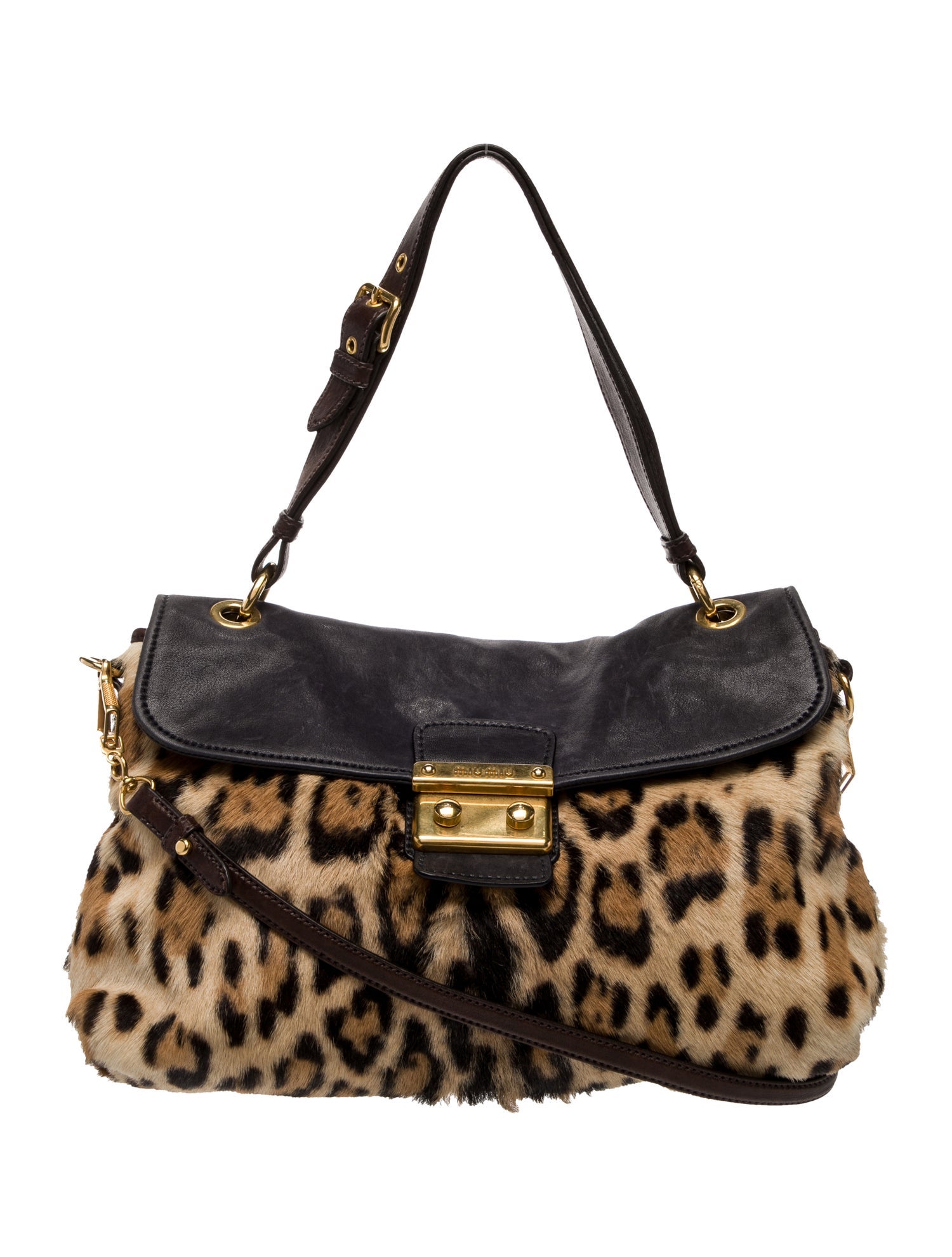Miu Miu Ponyhair Shoulder Bag