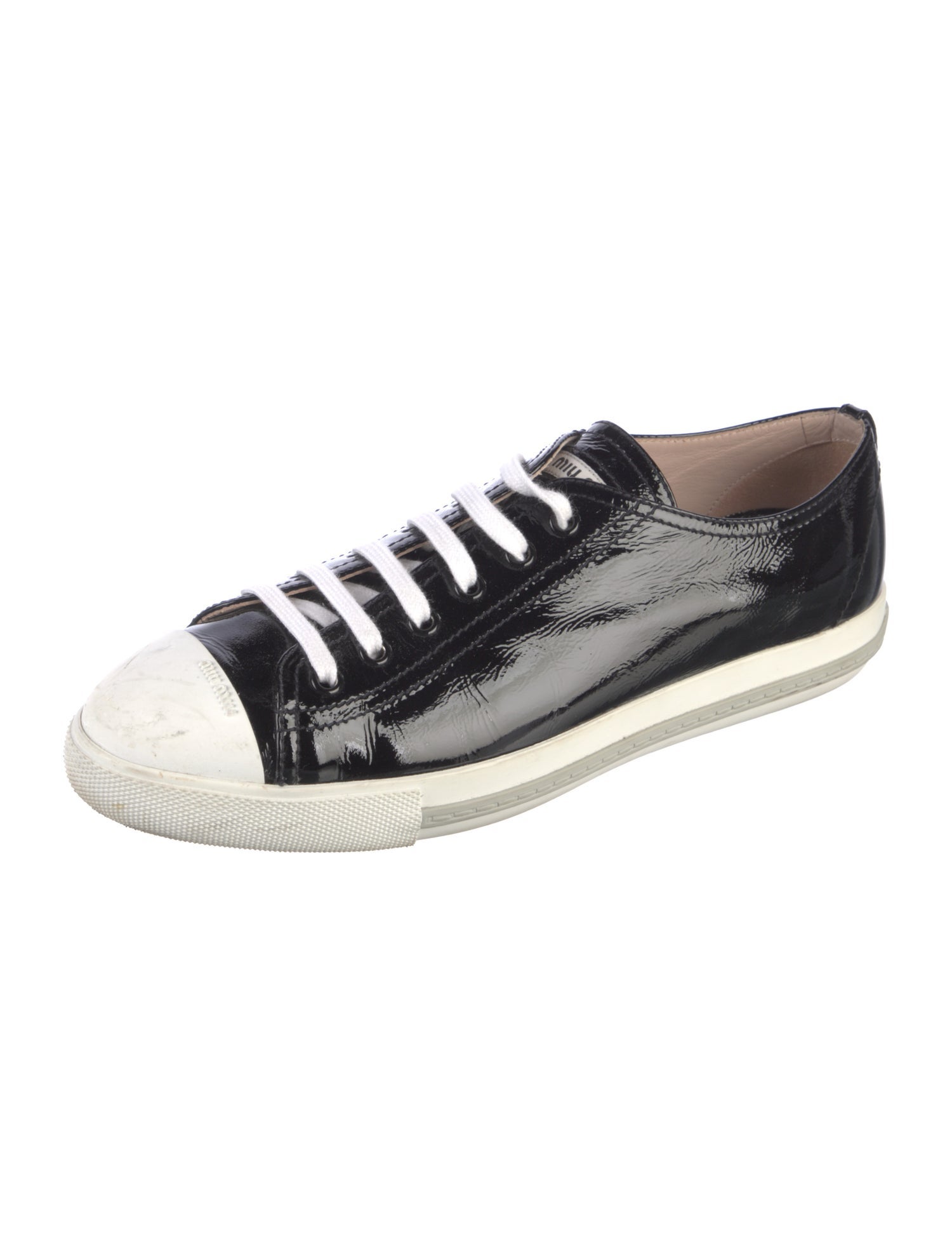 Miu Miu Patent Leather Sneakers