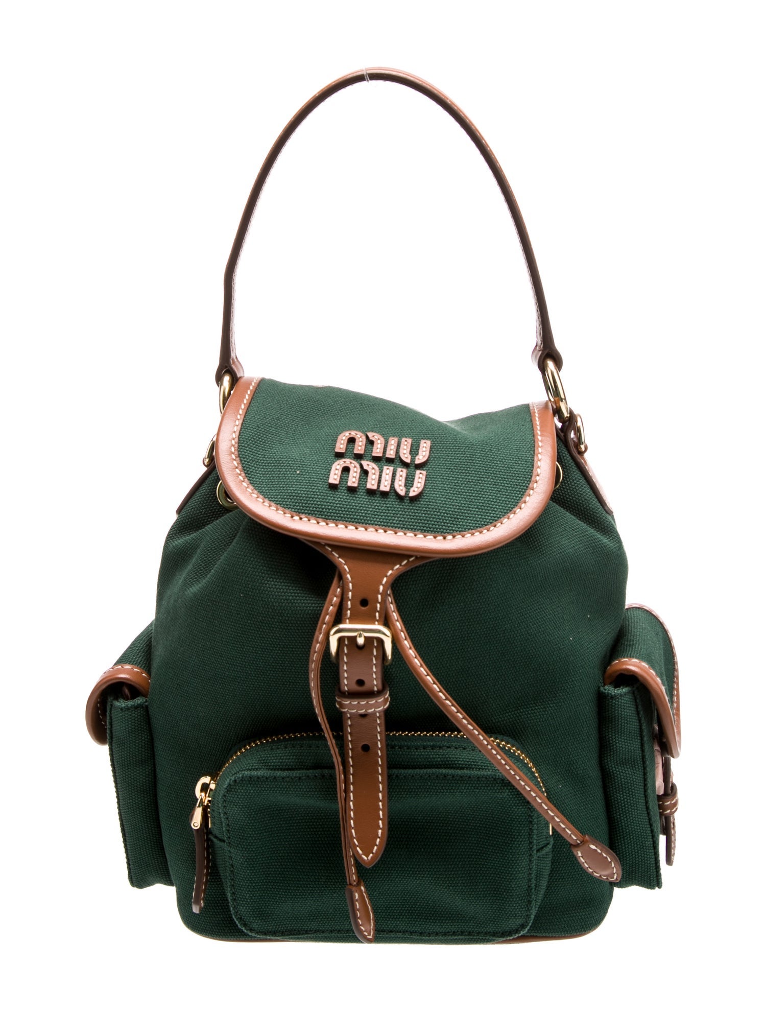 Miu Miu Canvas Backpack Medium