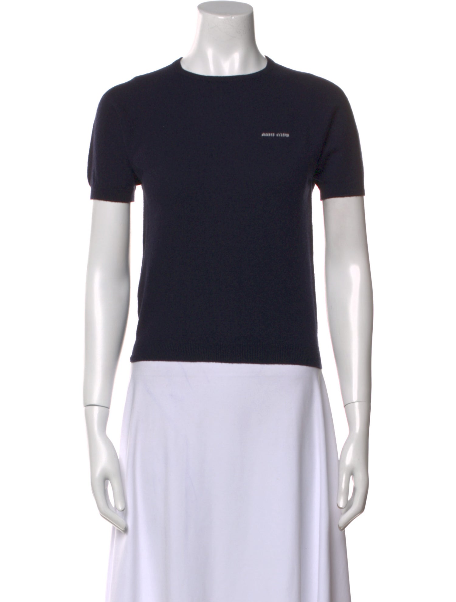 Miu Miu 2025 Virgin Wool T-Shirt