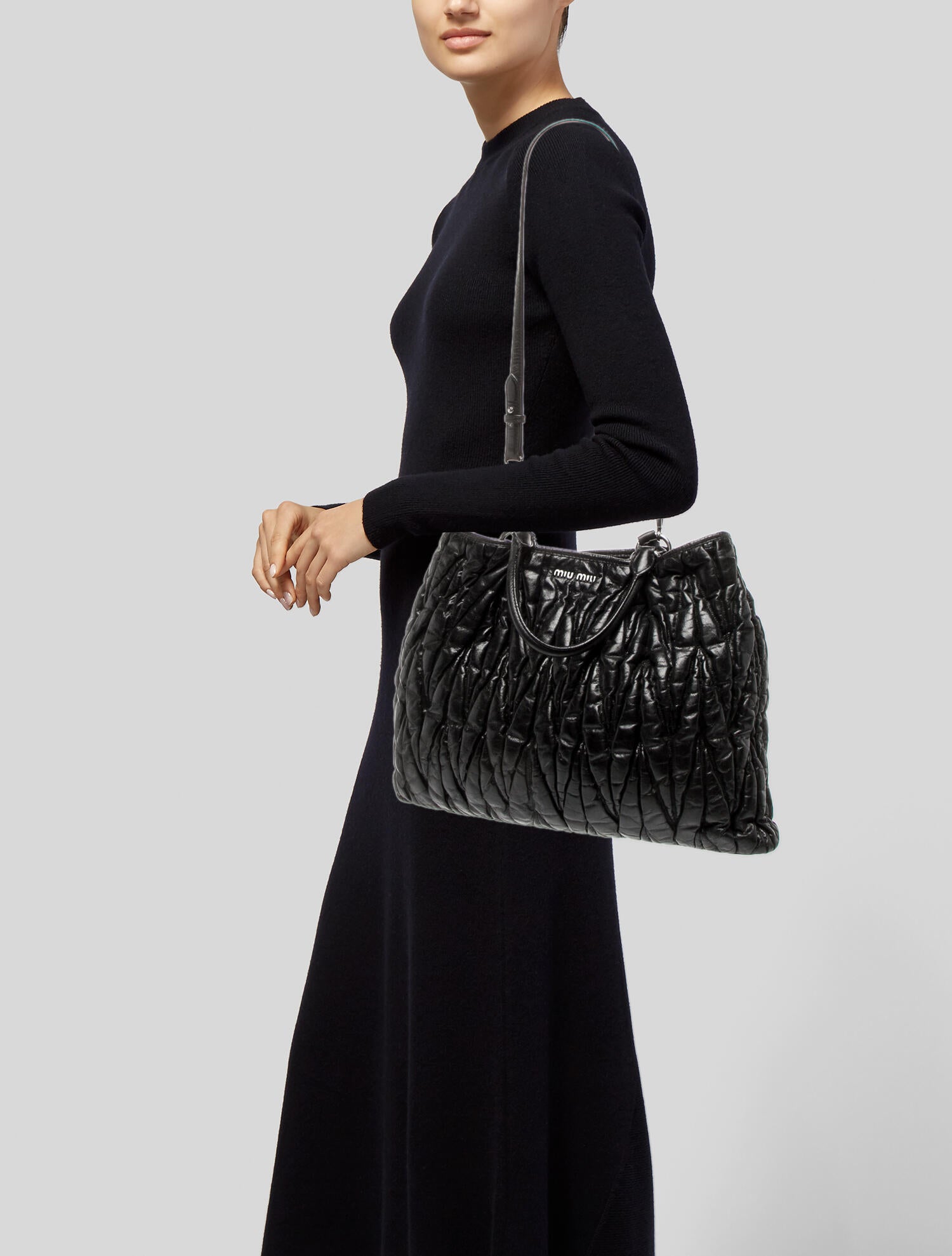 Miu Miu Leather Shoulder Bag