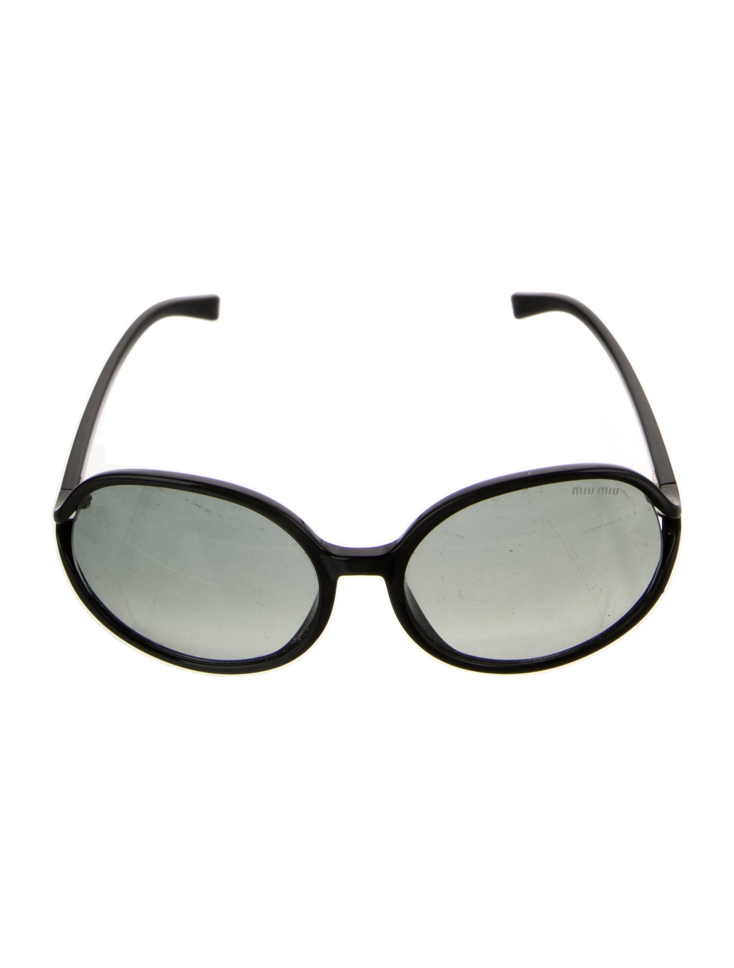 Miu Miu Round Gradient Sunglasses
