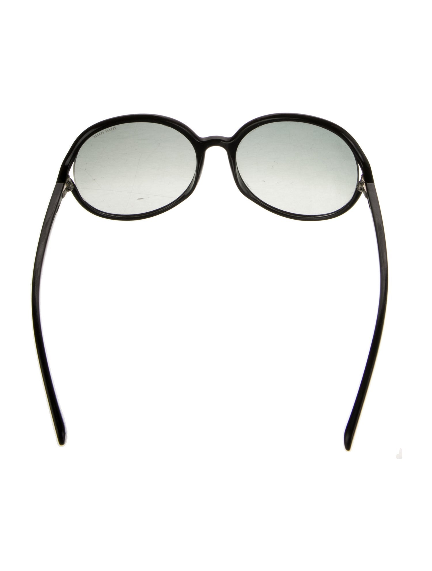 Miu Miu Round Gradient Sunglasses