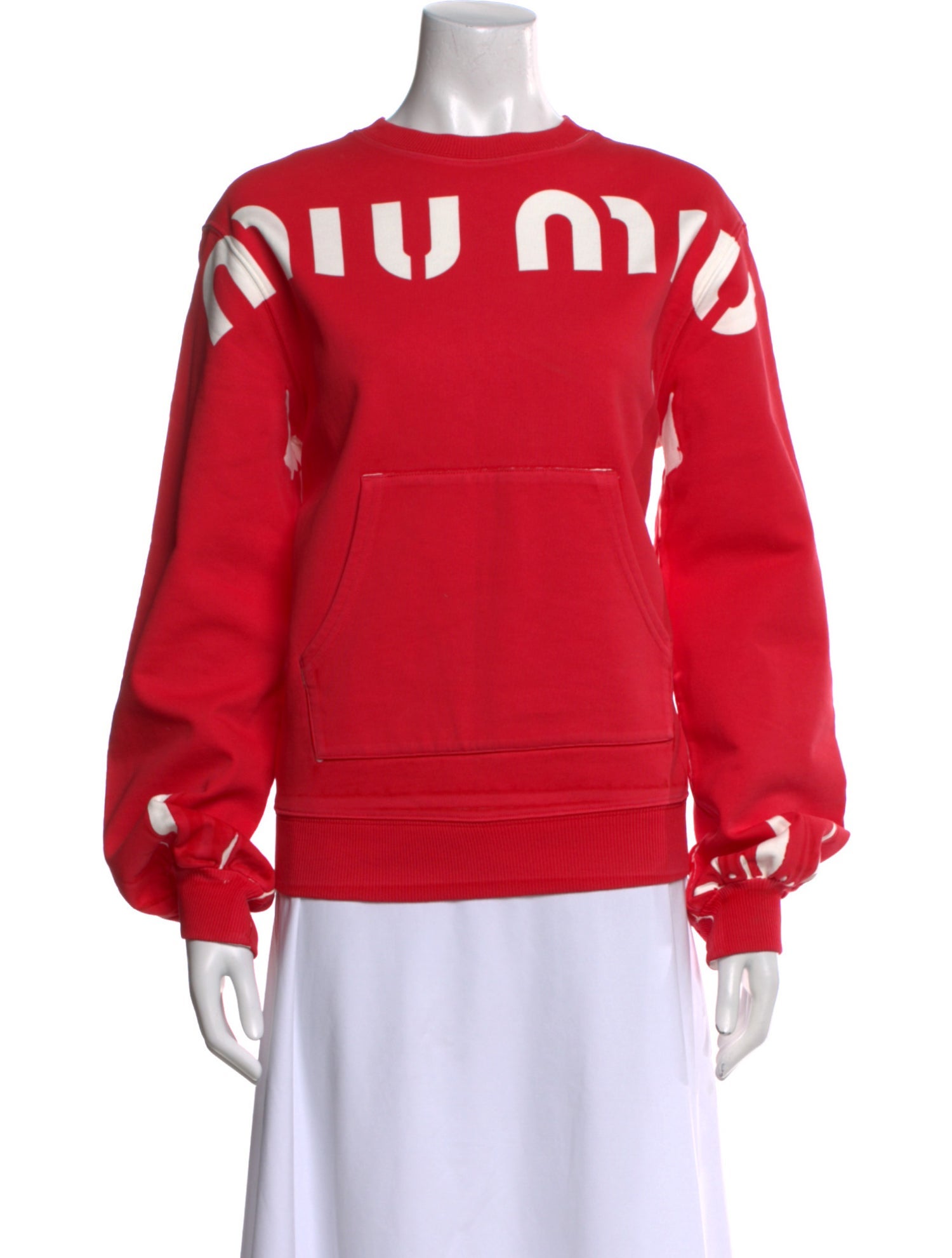 Miu Miu 2023 Crew Neck Sweatshirt