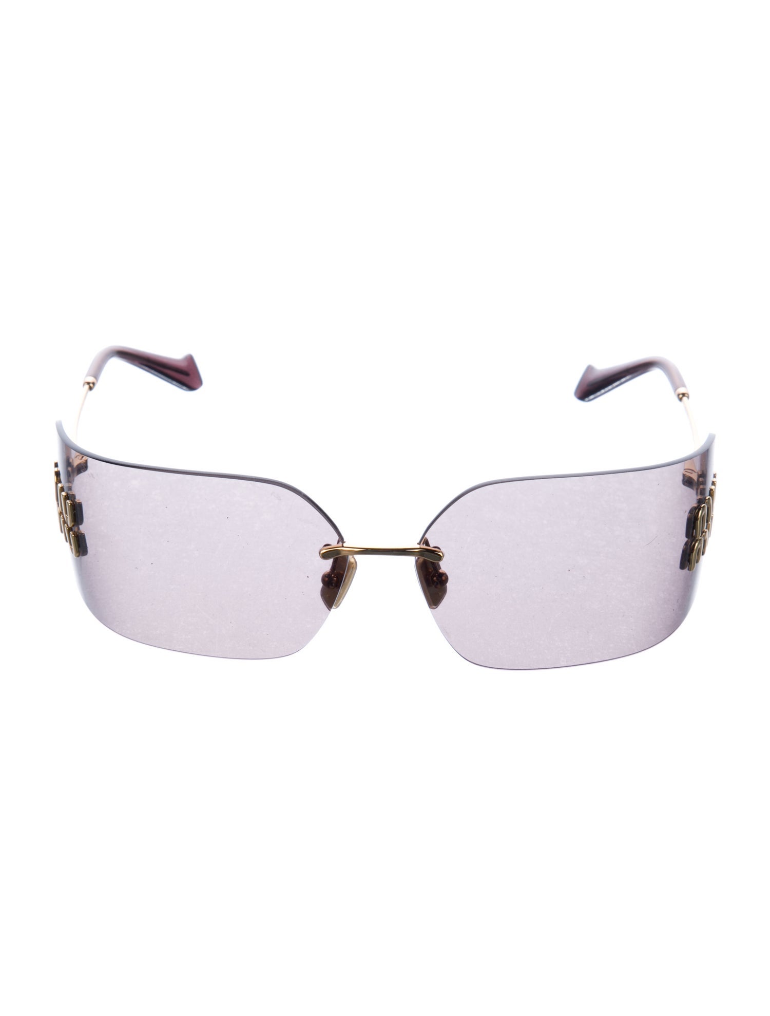Miu Miu Oversize Tinted Sunglasses