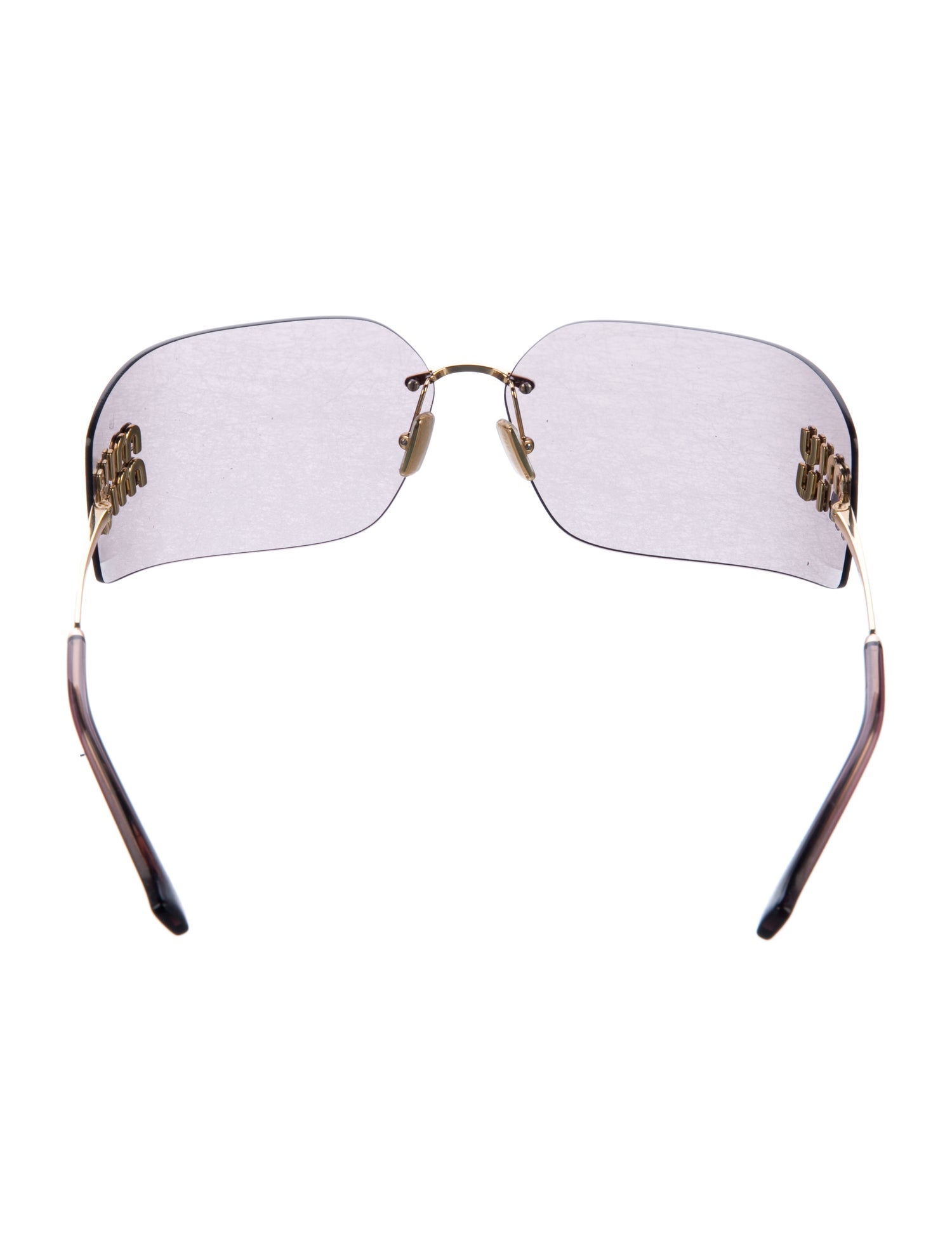 Miu Miu Oversize Tinted Sunglasses