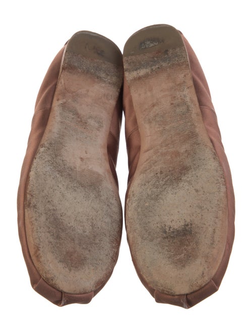 Miu Miu Satin Bow Accents Mary Jane Flats