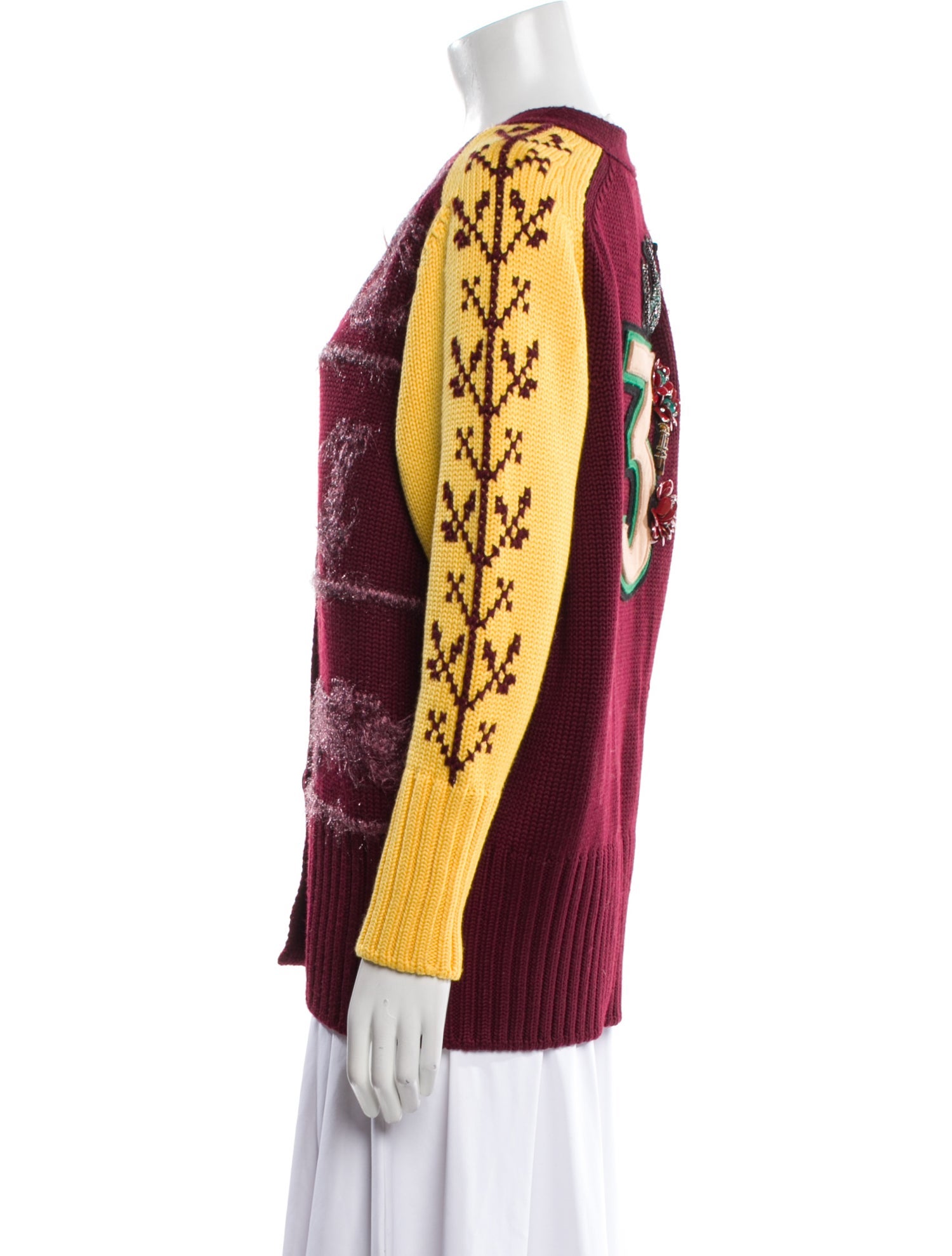 Miu Miu 2017 V-Neck Sweater