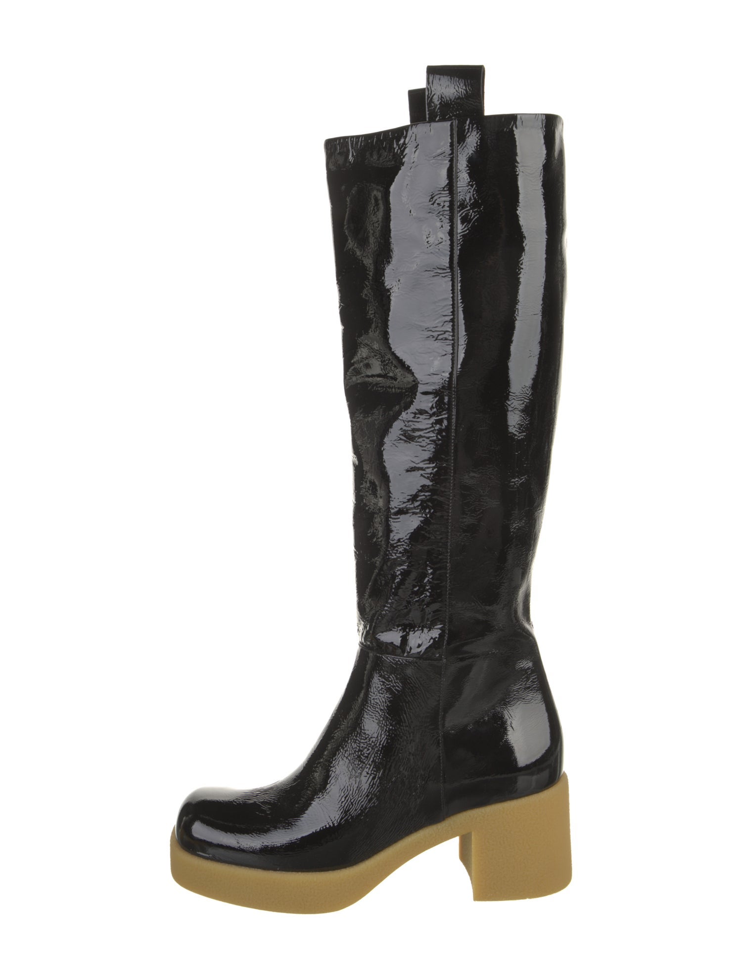 Miu Miu Patent Leather Boots w/ Tags