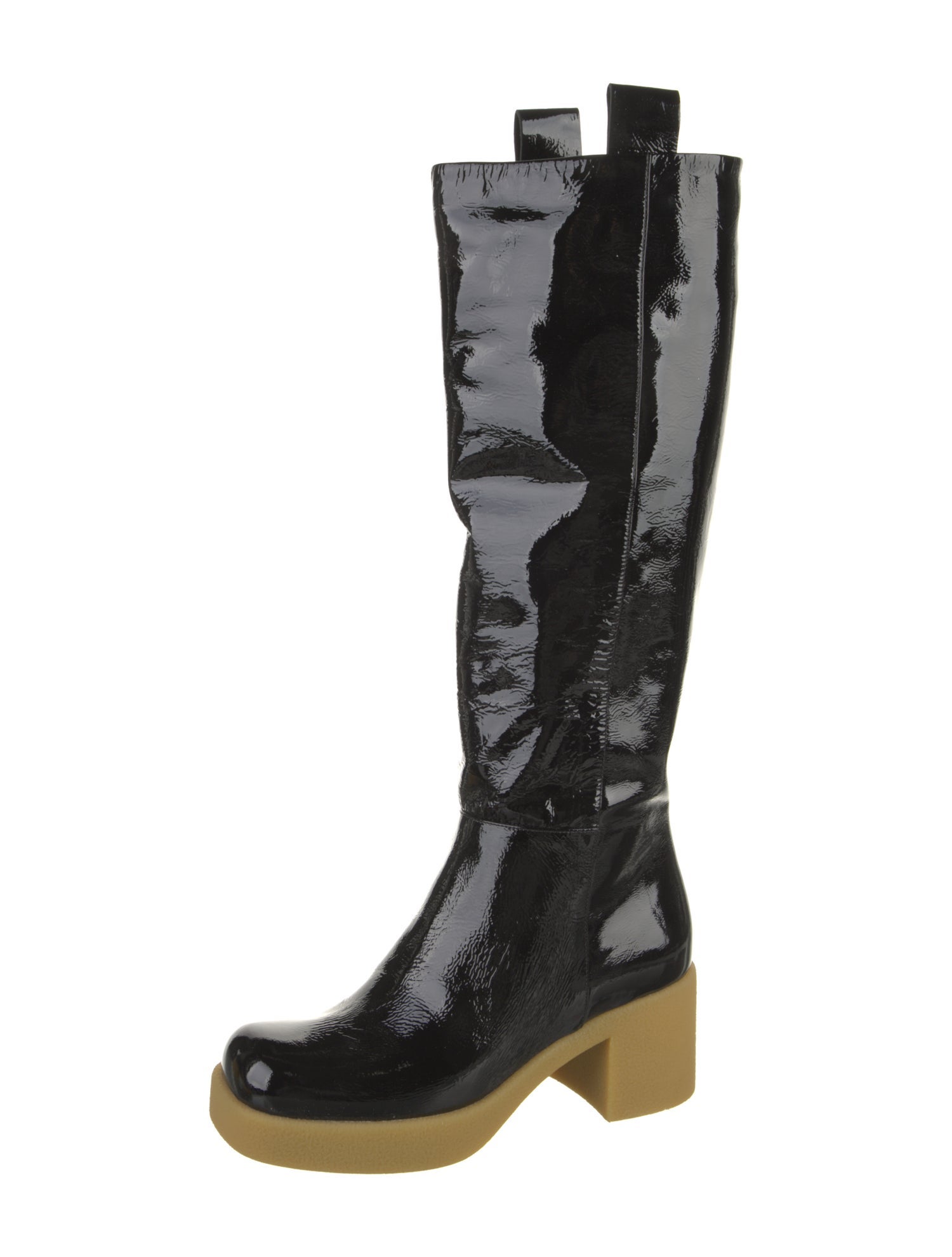 Miu Miu Patent Leather Boots w/ Tags