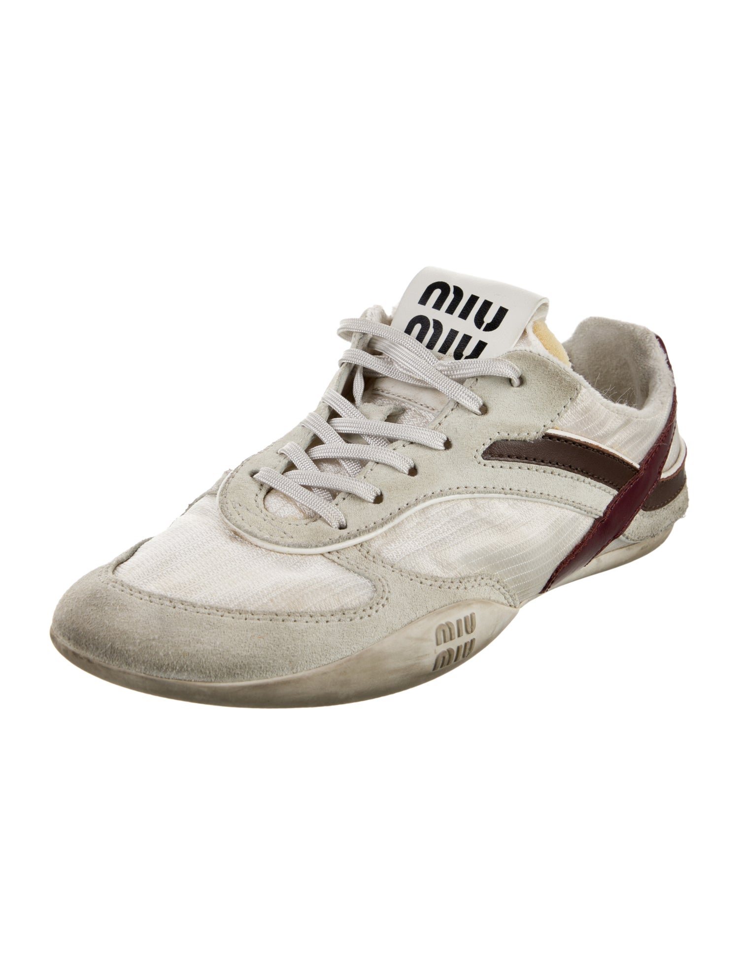 Miu Miu Leather Sneakers