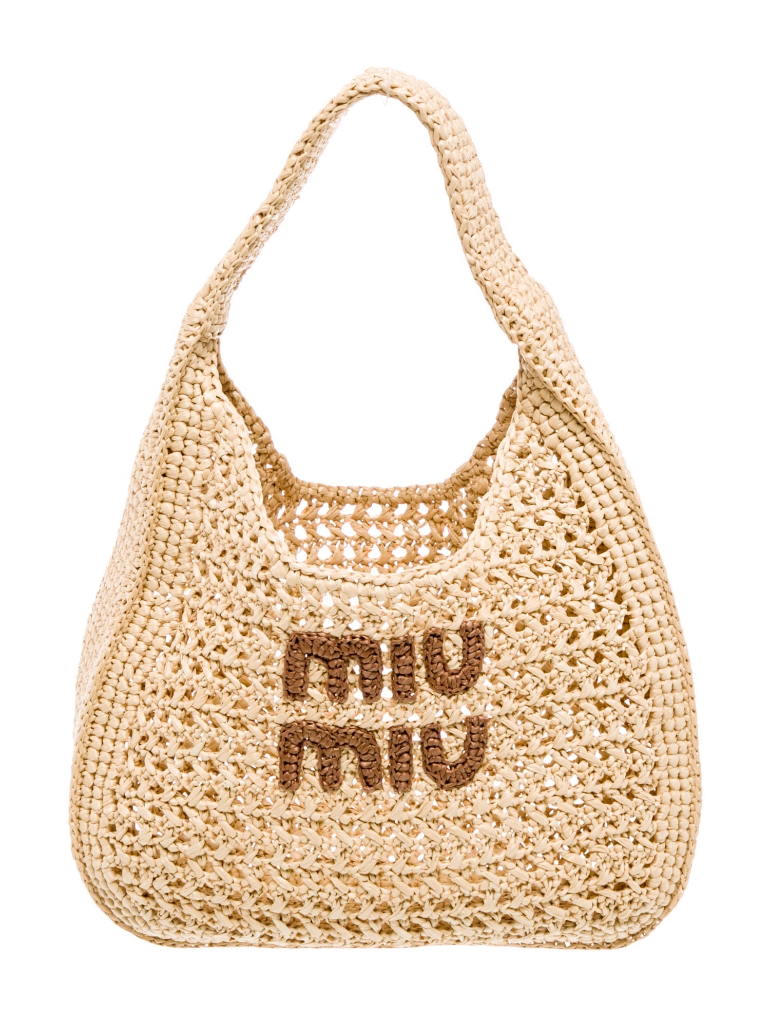 Miu Miu Raffia Hobo